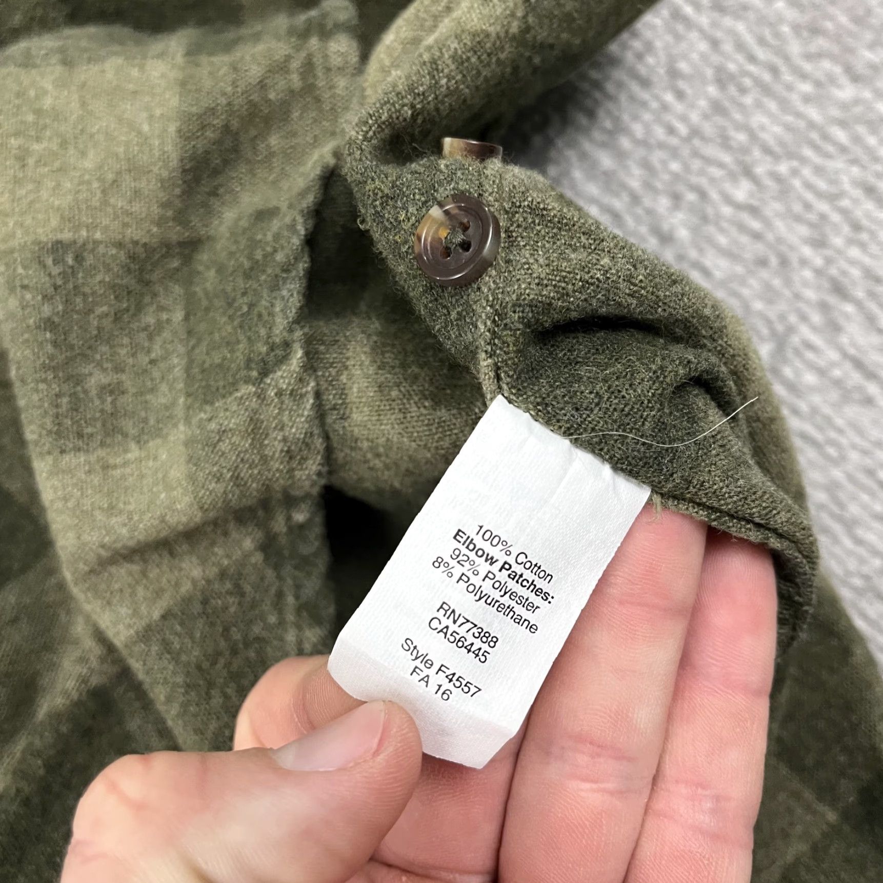 J.Crew J. Crew Shirt Men Medium Green Plaid Rugged Flannel Elbow Pad Button Down Hiking Size US M / EU 48-50 / 2 - 7 Thumbnail