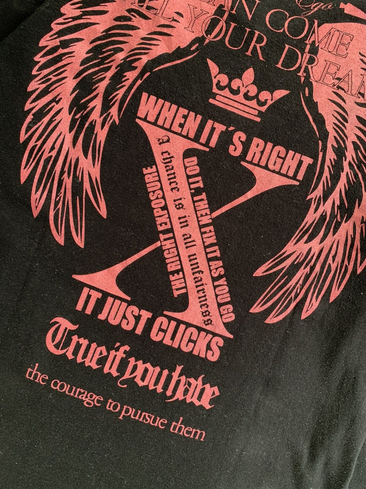 Le Grande Bleu (L.G.B.) CLASH AHEAS SICK JAPANESE TRIBAL POEM TEE IFSIX LGB STYLE Size US M / EU 48-50 / 2 - 5 Thumbnail