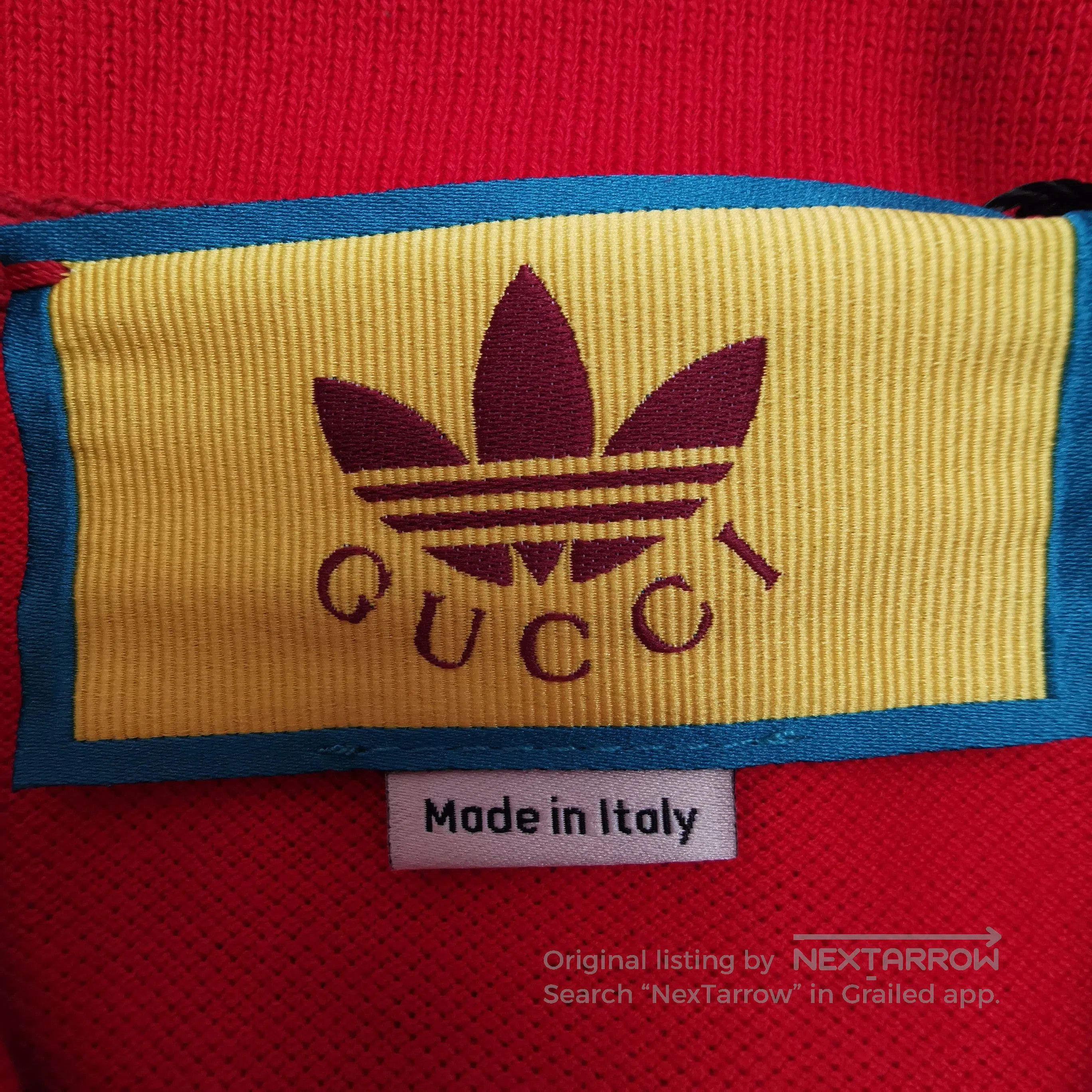 Gucci Gucci x Adidas Cotton Collared Logo T. Size US XS / EU 42 / 0 - 7 Thumbnail