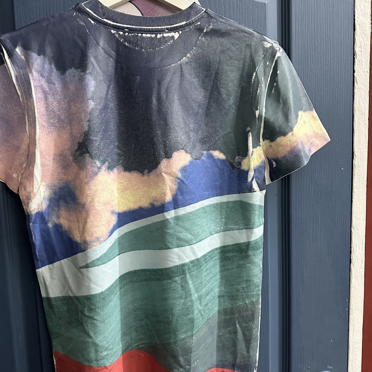 Designer × Sportmax Sportmax SS21 x Franco Fontana painted T-shirt rare designer Size M / US 6-8 / IT 42-44 - 6 Thumbnail