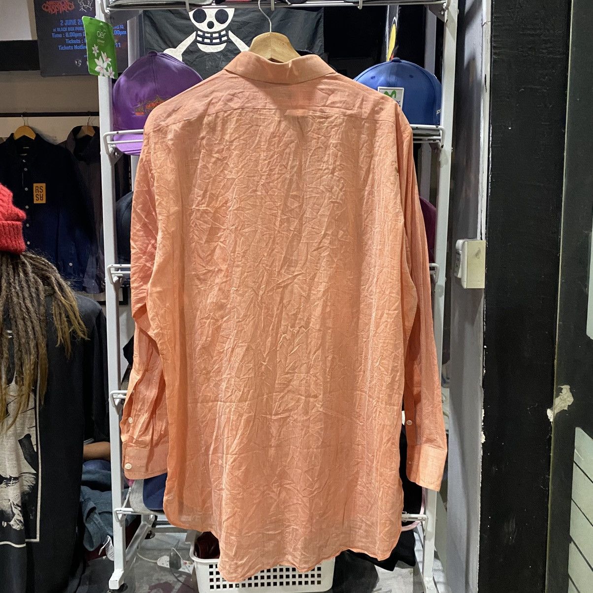 Christian Dior Monsieur × Vintage VINTAGE‼️Christian Dior Monsieur Full Spell Out Design Shirts Size US XL / EU 56 / 4 - 2 Thumbnail