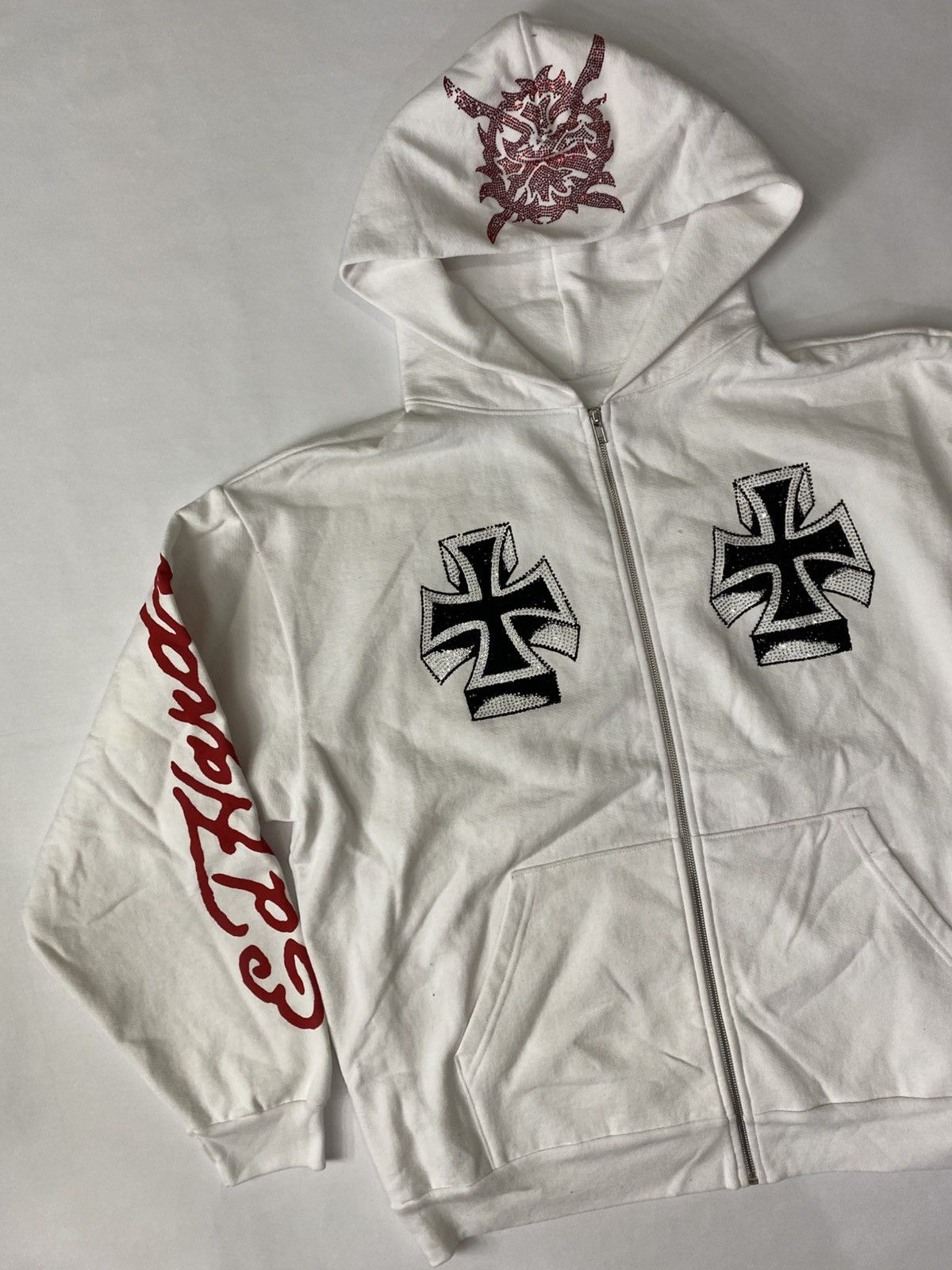 Ed Hardy × Ken Carson KEN CARSON x ED HARDY HOODIE. Size US XL / EU 56 / 4 - 1 Thumbnail