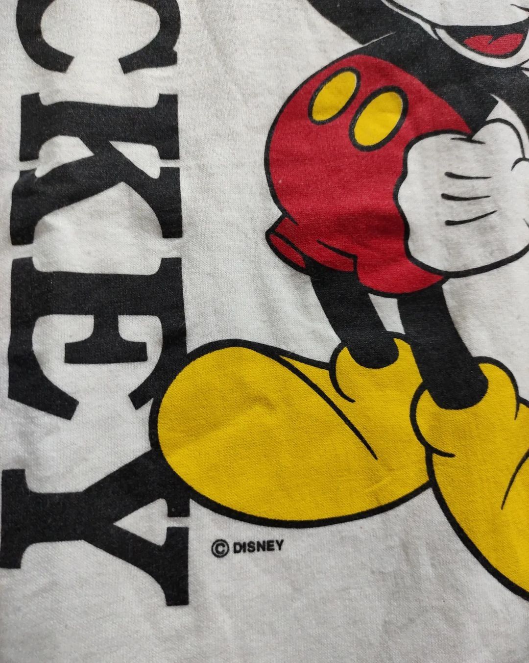 Disney × Mickey Mouse × Vintage Vintage 80s Mickey California Ringer T-shirt Velva Sheen Size US L / EU 52-54 / 3 - 9 Thumbnail