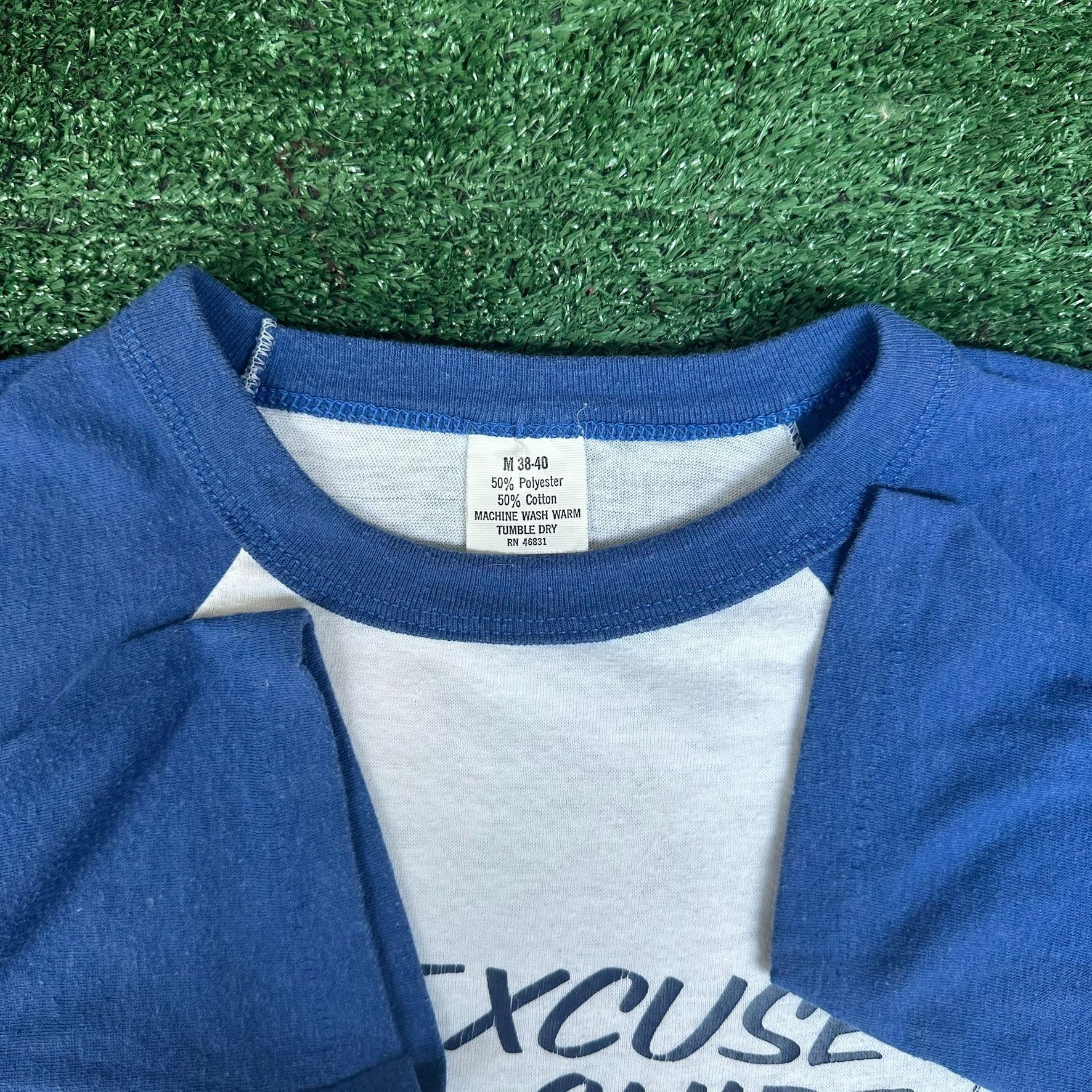 Vintage Vintage 80s Golf Excuses Raglan T-Shirt Single Stitch Humor Size US M / EU 48-50 / 2 - 4 Thumbnail