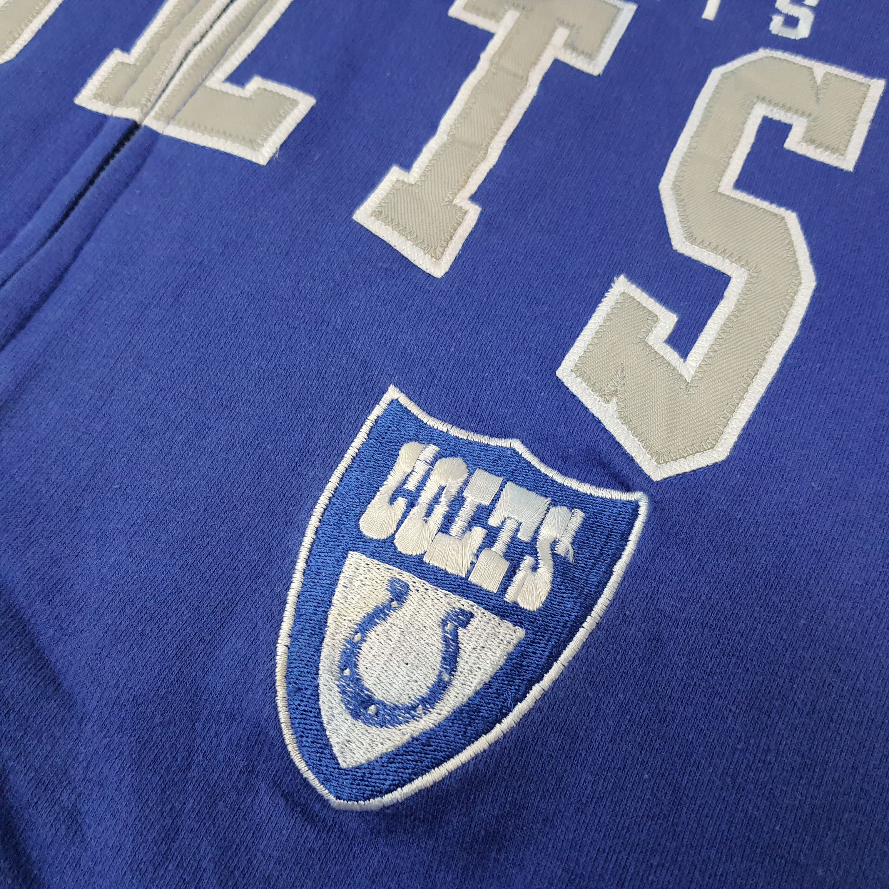 NFL Vintage NFL Indianapolis Colts American Sport Hoodie C261N8 Size US L / EU 52-54 / 3 - 3 Thumbnail