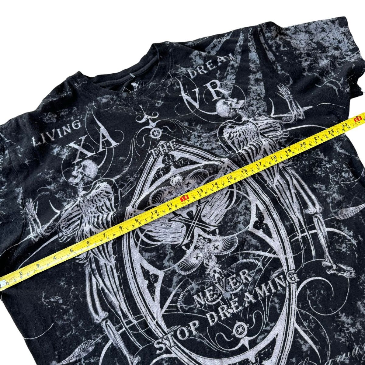 Affliction × Southpole Xzavier AOP Affliction Graphic Tee Shirt punk grunge Y2K 00s Size US L / EU 52-54 / 3 - 9 Thumbnail