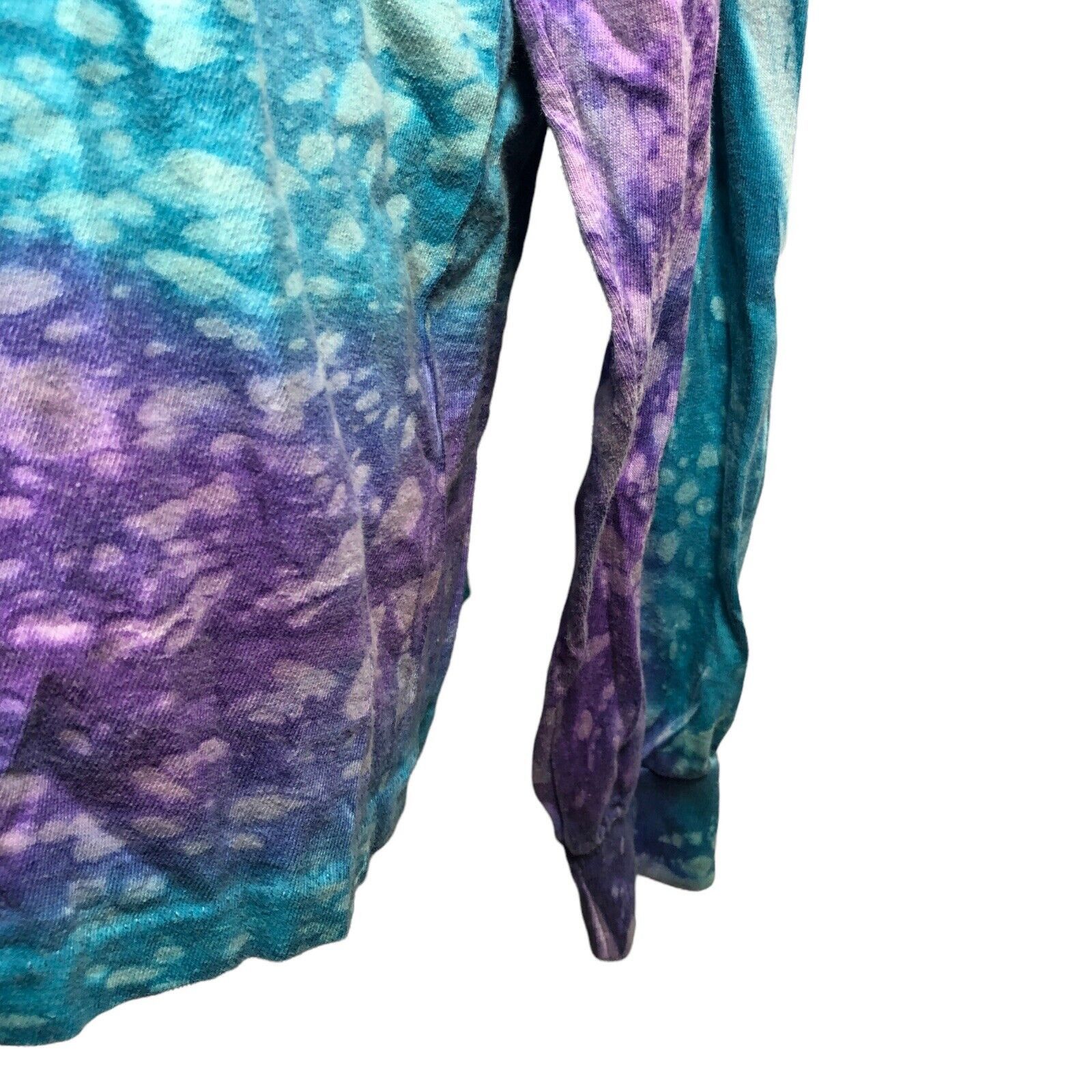 Apple Beatles Vintage T-Shirt Long Sleeve Tie Dye Blue Purple XXL Size US XXL / EU 58 / 5 - 4 Thumbnail