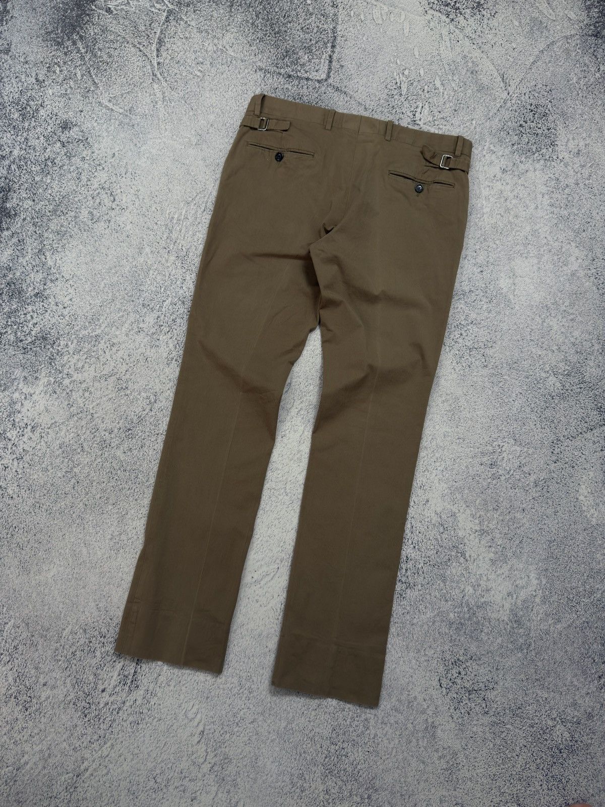 Polo Ralph Lauren × Ralph Lauren Black Label Ralph Lauren Black Label Beige Cotton Trousers Pants Size US 36 / EU 52 - 12 Thumbnail