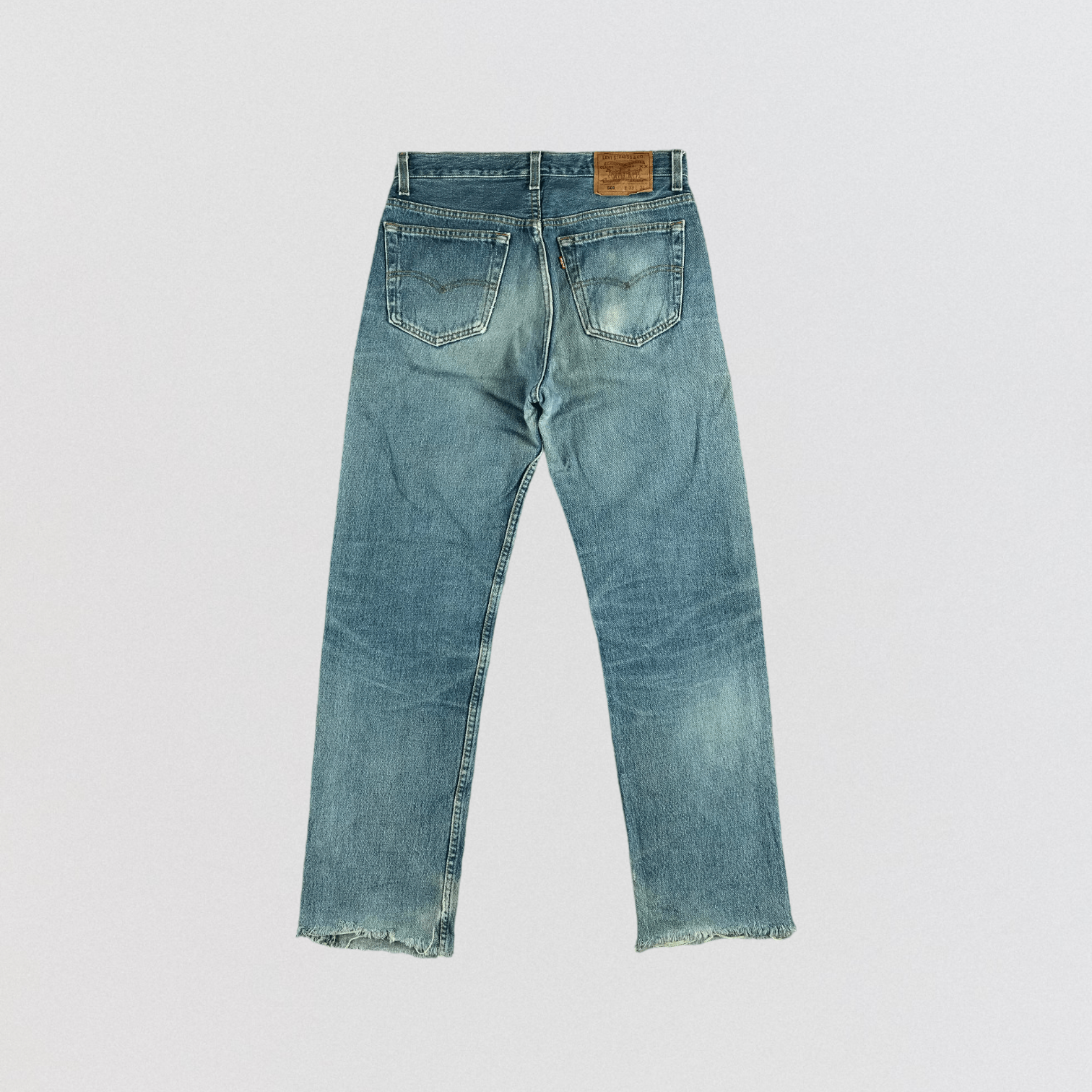 Levi's × Vintage 90s Vintage Blue Wash Levis 501 Jeans-JM2372 Size US 32 / EU 48 - 2 Thumbnail