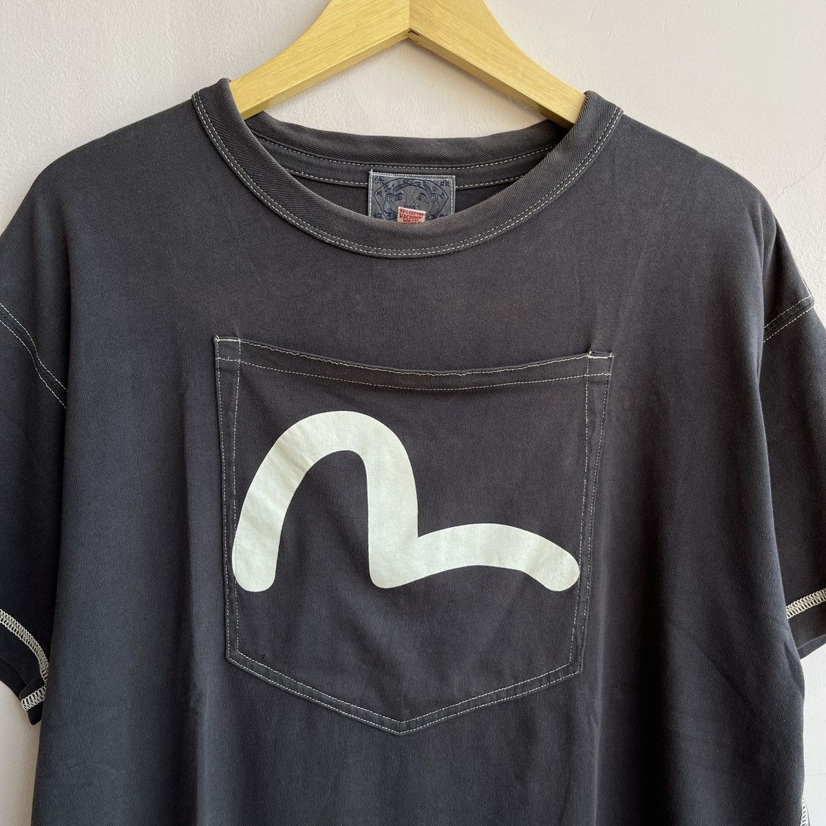 Evisu × Japanese Brand EVISU BIG POCKET SEAGULL TSHIRT Size US M / EU 48-50 / 2 - 3 Thumbnail