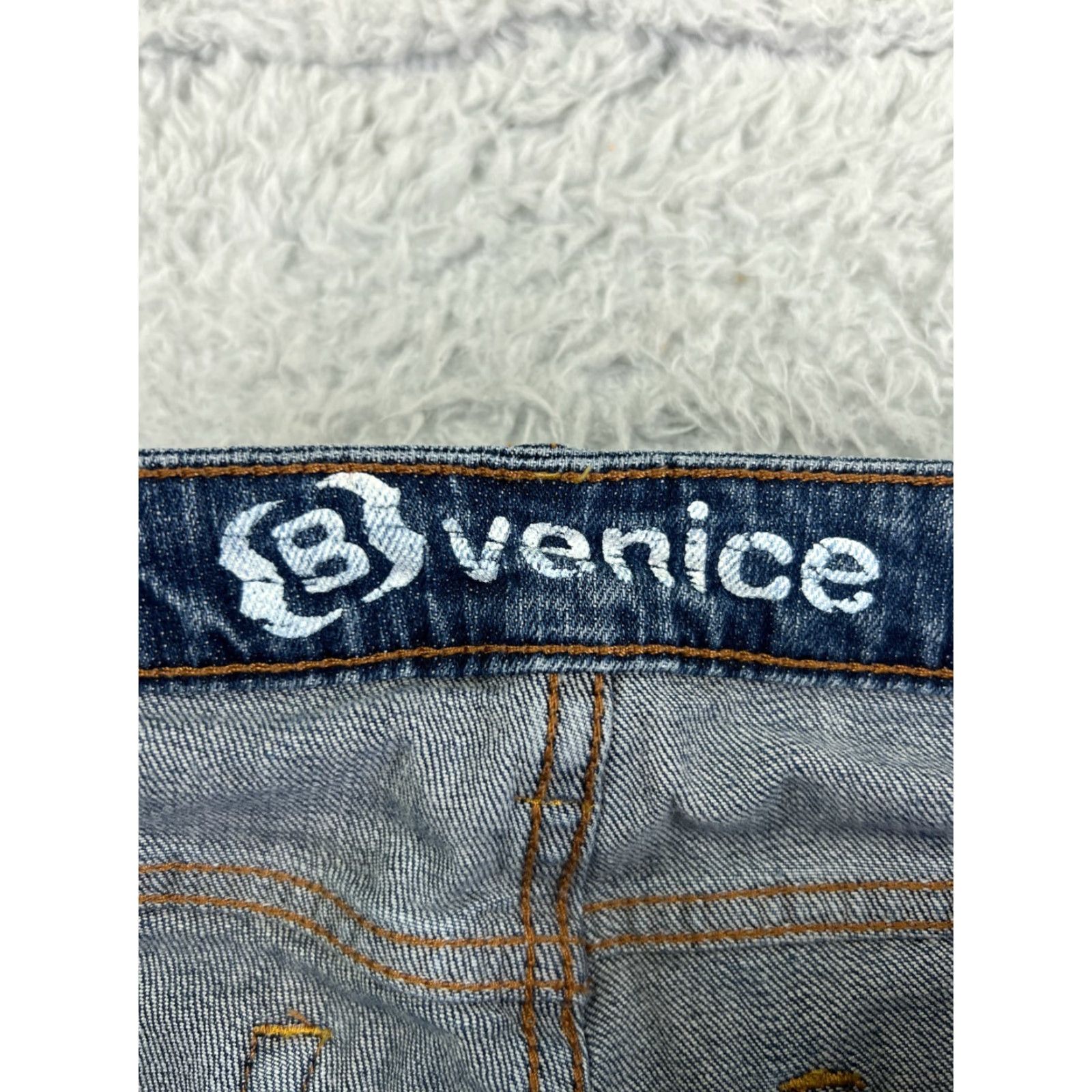 Vintage Bullhead Jeans Women Blue 28x28 Denim Straight Leg 5-Pocket Comfortable Distressed Cotton Blend Vintage: No Size 27" / US 4 / IT 40 - 3 Thumbnail