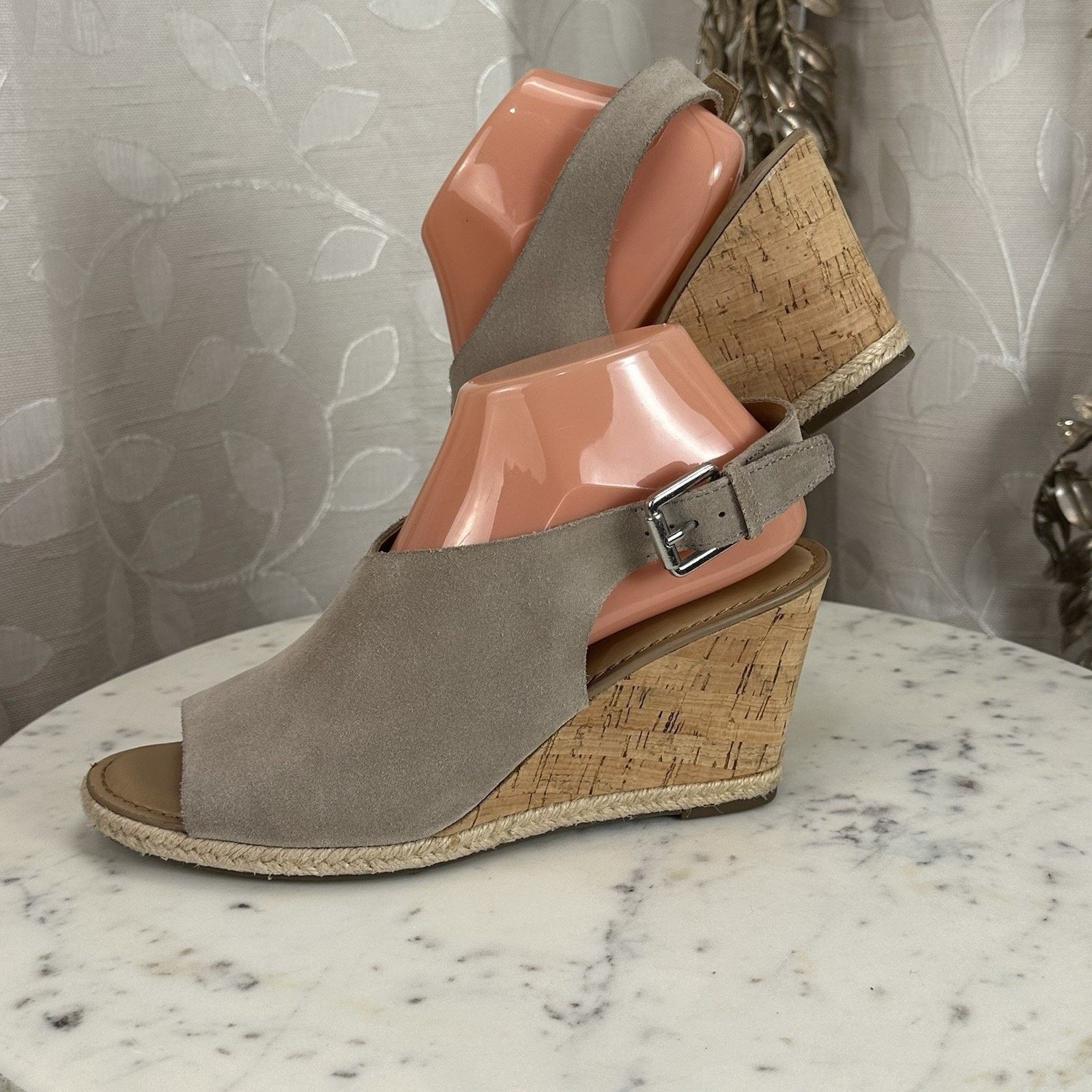 Franco Sarto Franco Sarto Julien Cork Wedge Taupe Espadrilles Size-8.5M Size US 8.5 / IT 38.5 - 3 Thumbnail