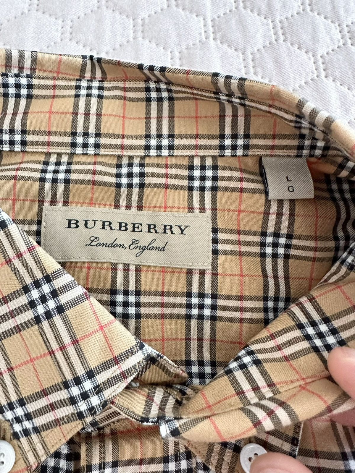 Burberry Burberry shirt Size US L / EU 52-54 / 3 - 7 Thumbnail