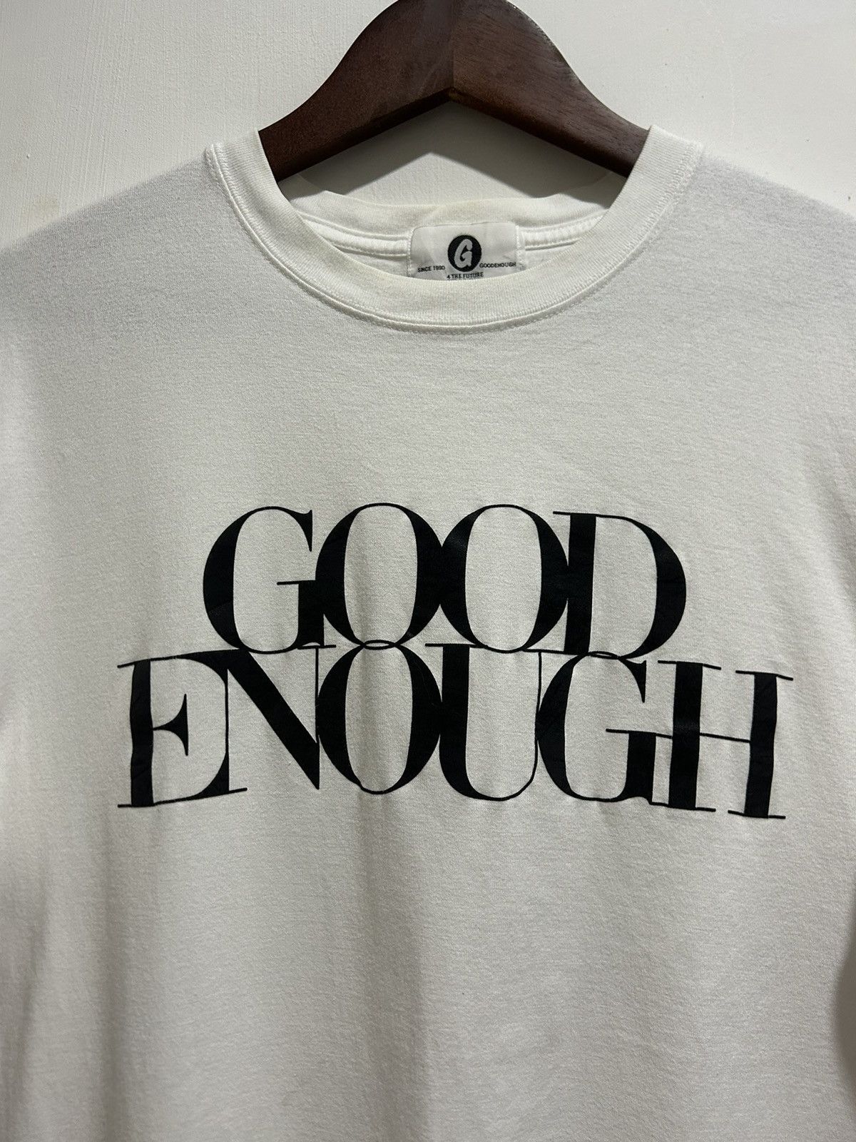 GOODENOUGH Vintage 2000s GOODENOUGH by Hiroshi Fujiwara Reflective Tee Size US M / EU 48-50 / 2 - 1 Thumbnail