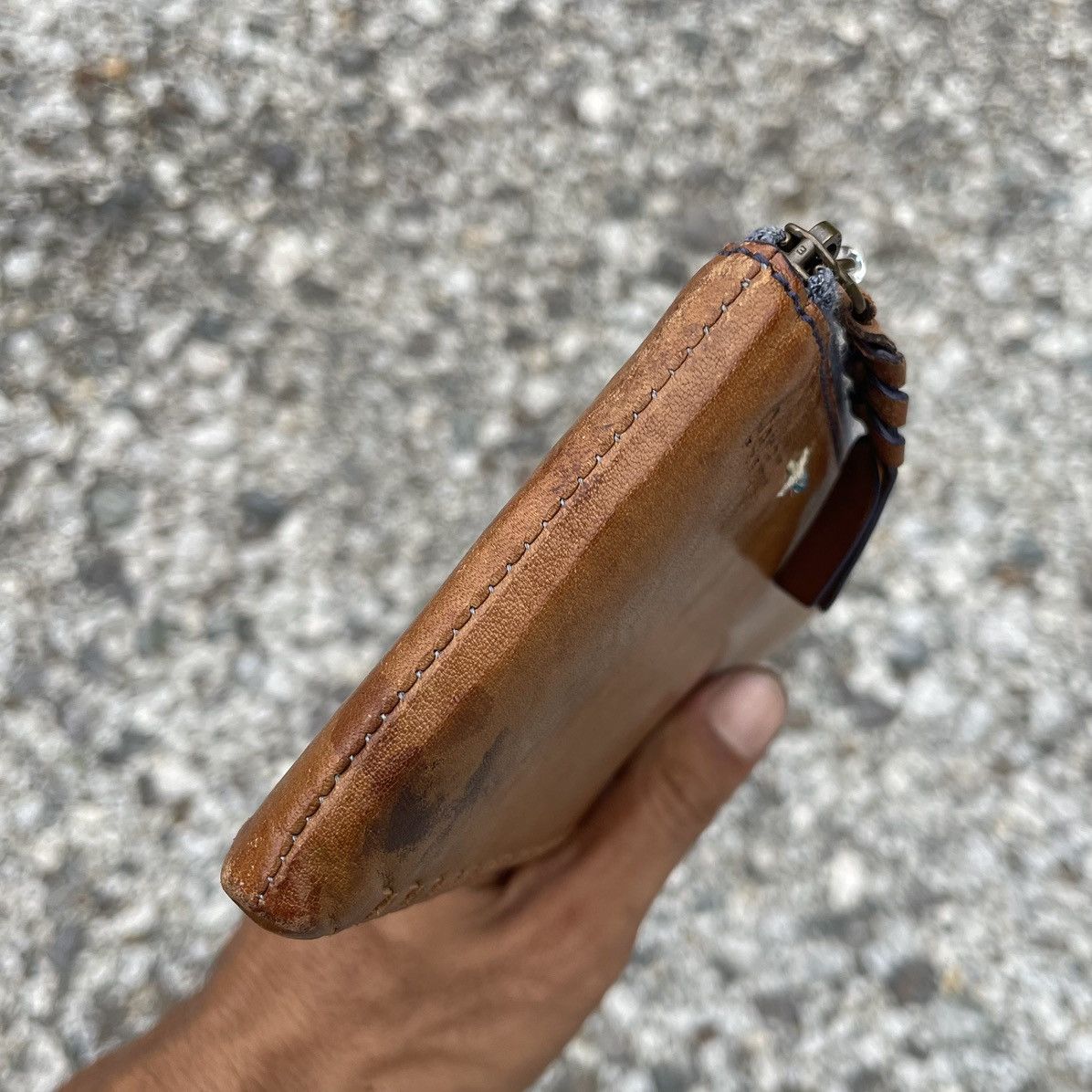 Handmade × Japanese Brand × Leather Japanese Handmade Leather Long Wallet Size ONE SIZE - 12 Thumbnail