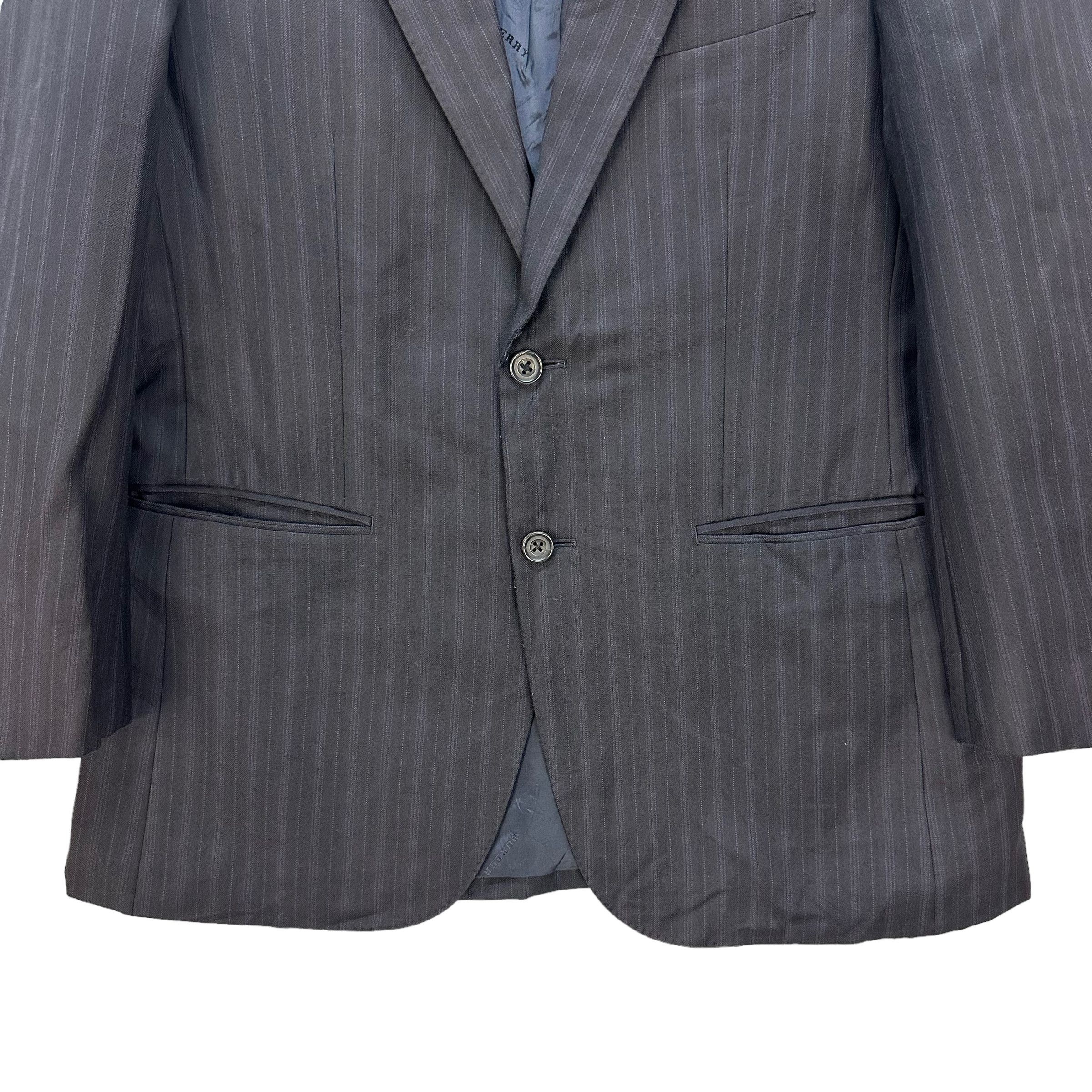 Burberry BURBERRY LONDON STRIPES SUIT JACKET / BLAZERS #8036-197 Size 42R - 3 Thumbnail