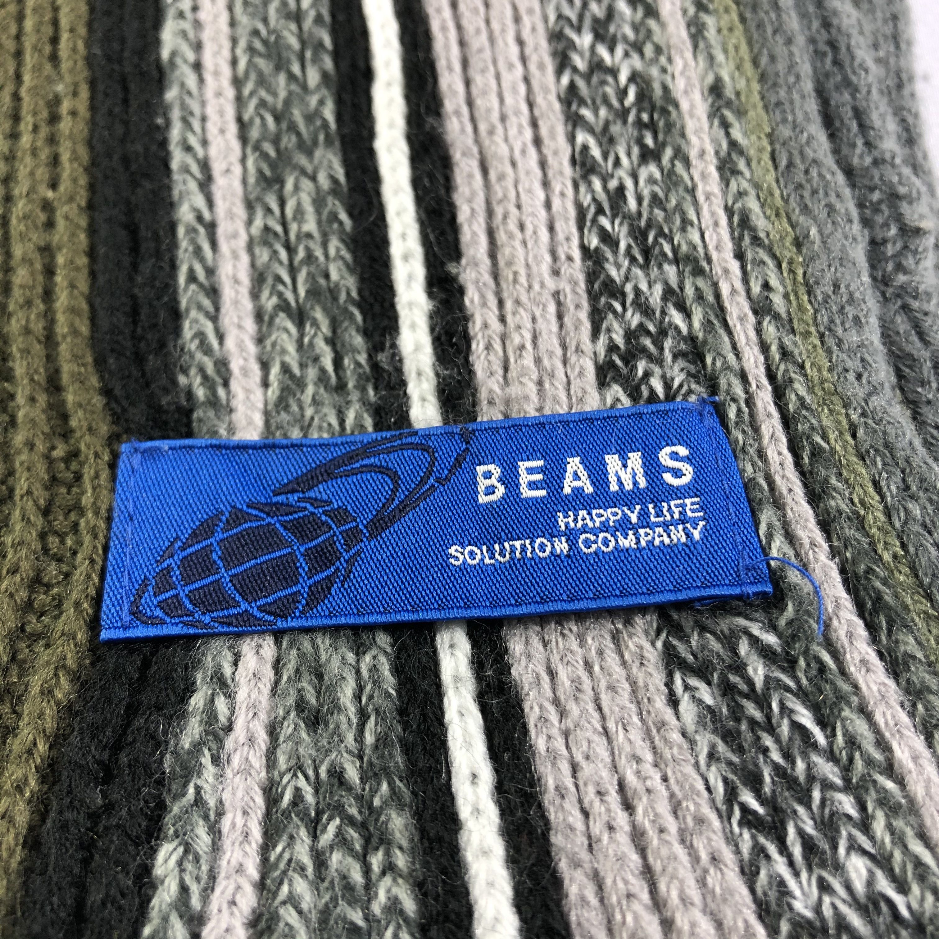 Beams Plus Beams Knit Scarf Muffler Neckwear V2413 Size ONE SIZE - 4 Thumbnail