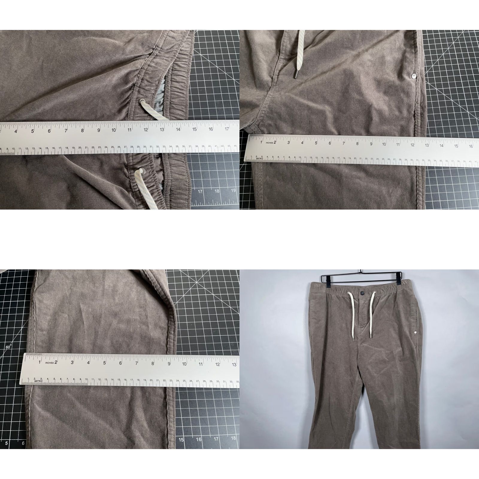 Vuori Vuori Pants Men's 2XL Corduroy Drawstring Zip Fly V440 Cocoa Brown Size US 39 - 8 Thumbnail
