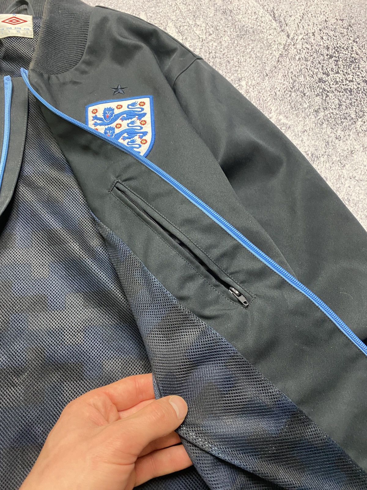 Umbro Vintage Soccer Track Jacket England Umbro Football Retro Y2k Size US XL / EU 56 / 4 - 8 Thumbnail
