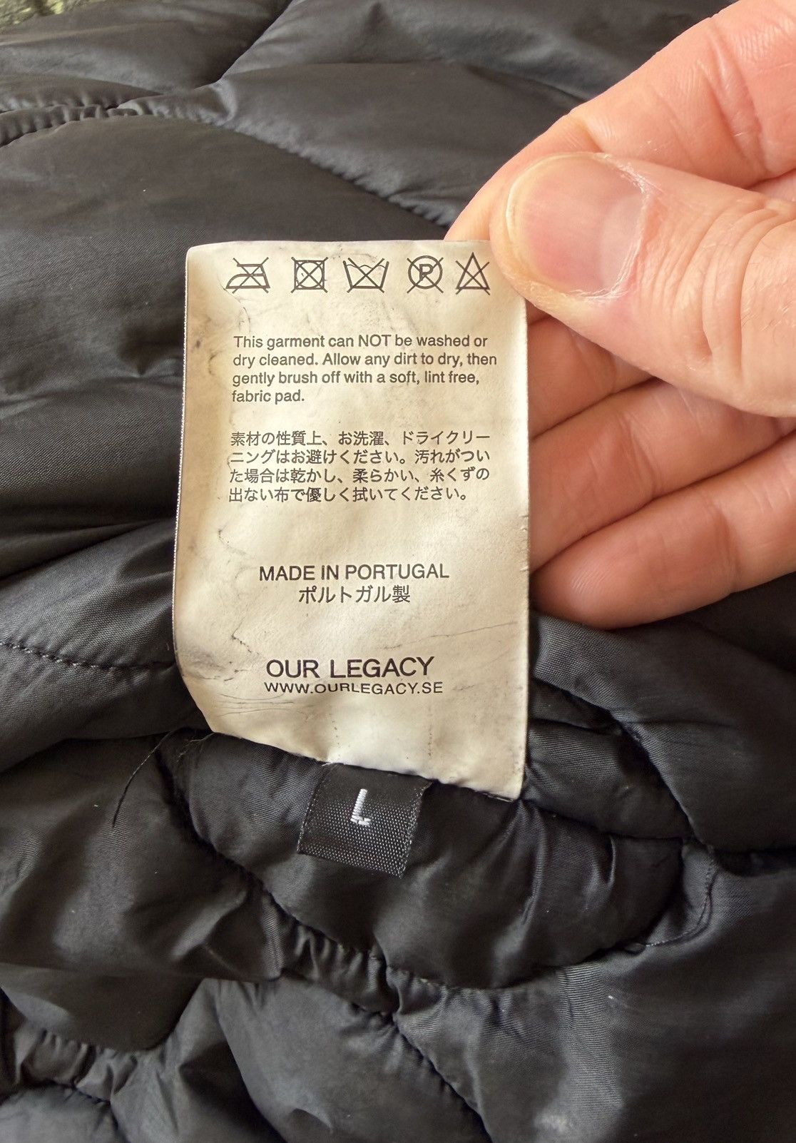 Our Legacy ‘Waxed Black Solaro Nylon’ Bomber Jacket Size US M / EU 48-50 / 2 - 18 Thumbnail
