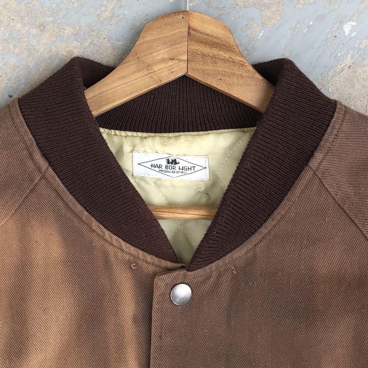 Vintage Vintage HAR BOR LIGHT HEADER FADED Bomber Jacket Size US L / EU 52-54 / 3 - 22 Thumbnail