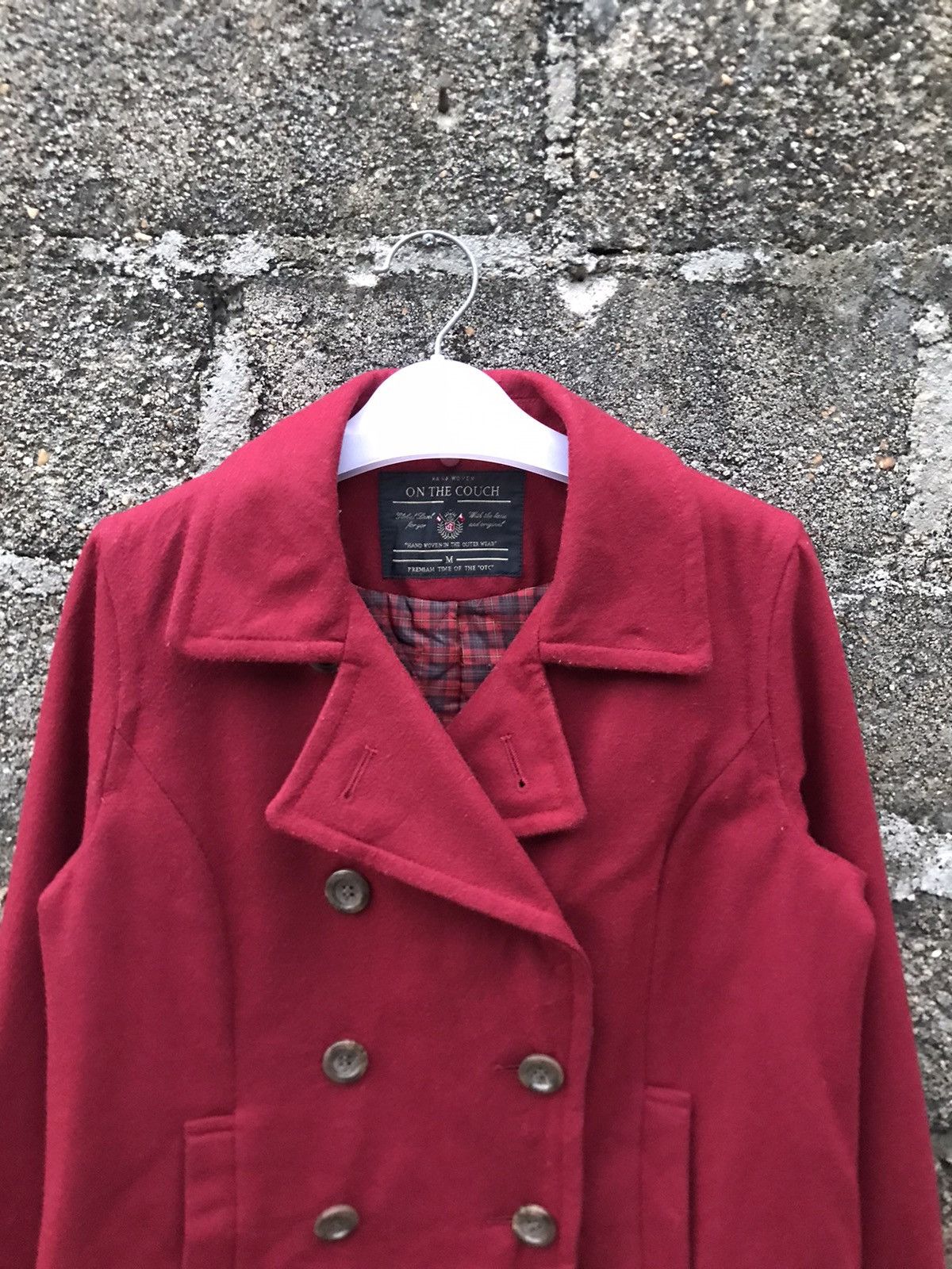 Japanese Brand ⚡️Vintage On The Couch Double Breast Cropped Jacket Size M / US 6-8 / IT 42-44 - 5 Thumbnail