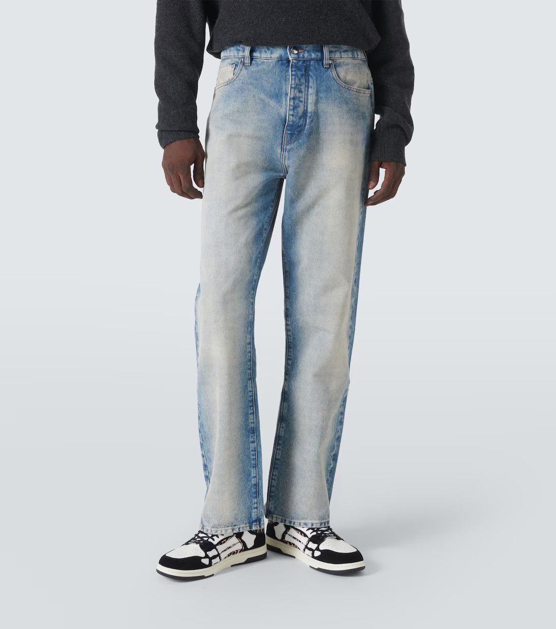 Amiri Amiri MA Quad Cuff Straight Jeans Size US 31 - 3 Thumbnail
