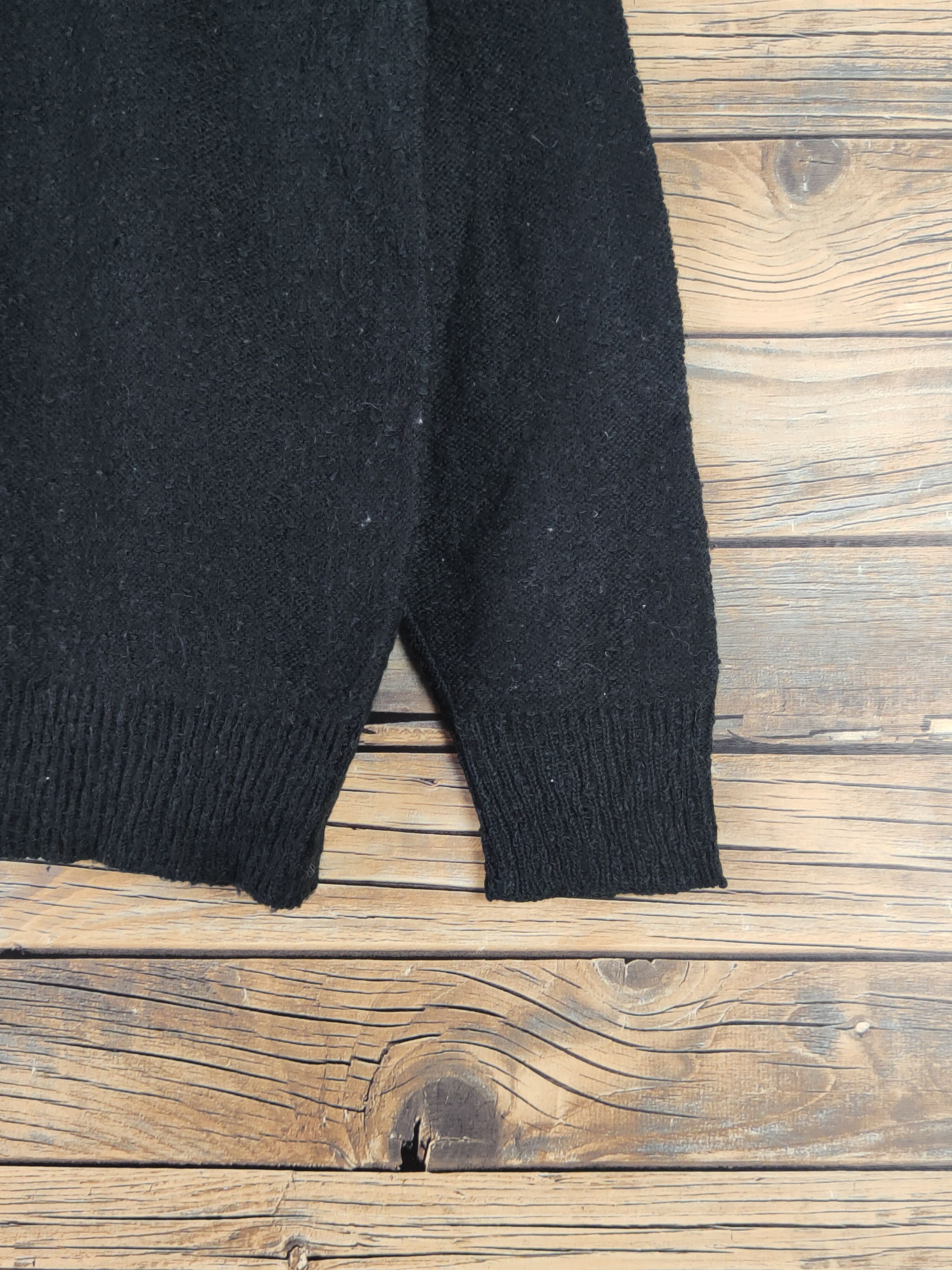 Homespun Knitwear × Japanese Brand Japanese Brand Black Knitwear Cardigan #W1766 Size M / US 6-8 / IT 42-44 - 6 Thumbnail