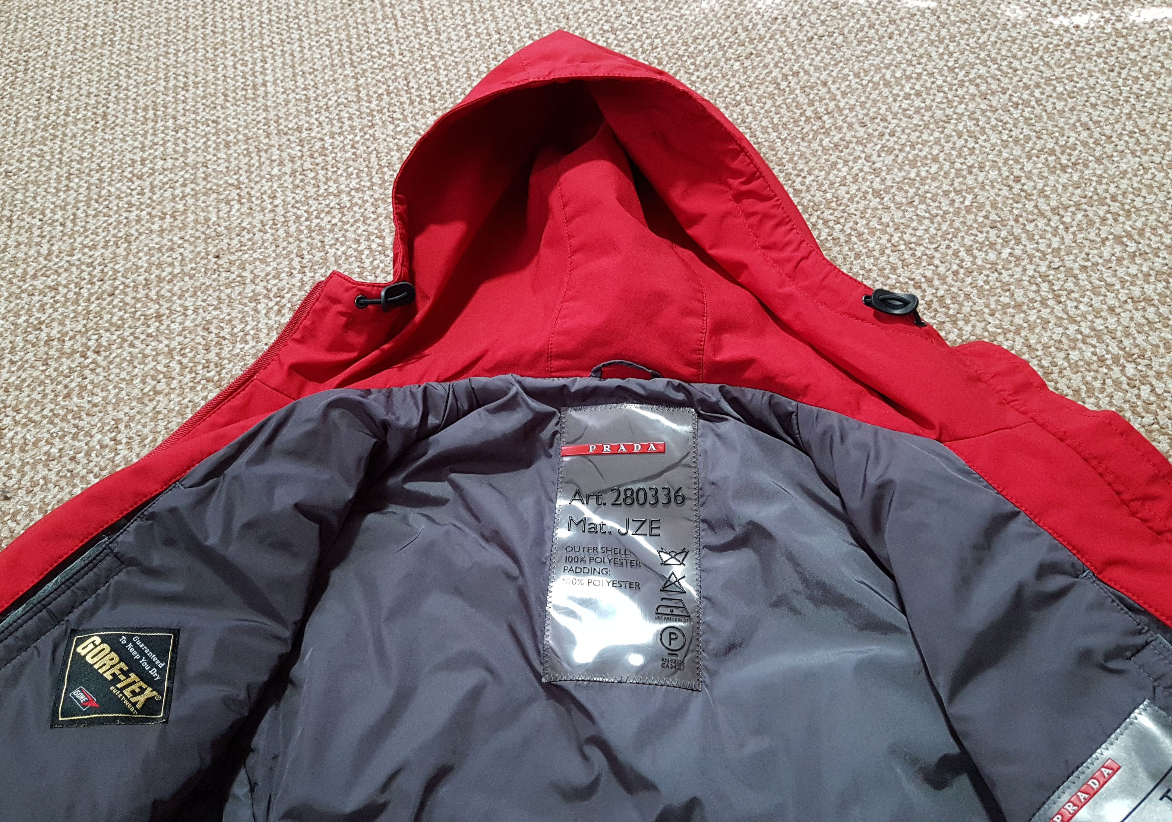Prada PRADA Sport Women's Gore-Tex Insulated Jacket Coat sz 42 Size M / US 6-8 / IT 42-44 - 14 Thumbnail