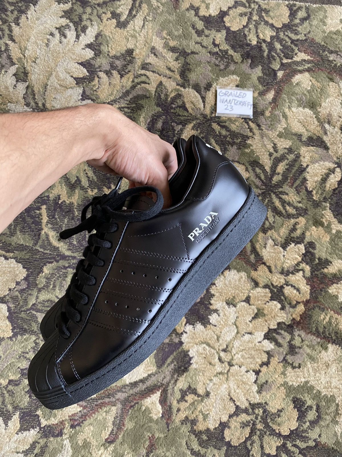 Adidas × Prada Prada x Adidas Superstar Size US 9.5 / EU 42-43 - 5 Thumbnail