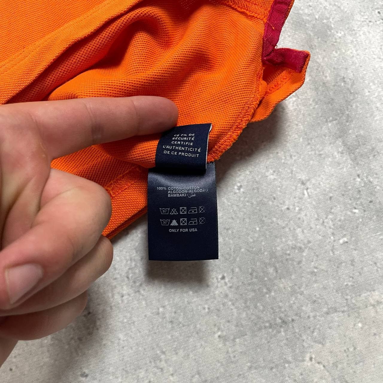 Vilebrequin Vilebrequin Pyramid Cotton Polo Shirt Orange Size M Size US M / EU 48-50 / 2 - 14 Thumbnail
