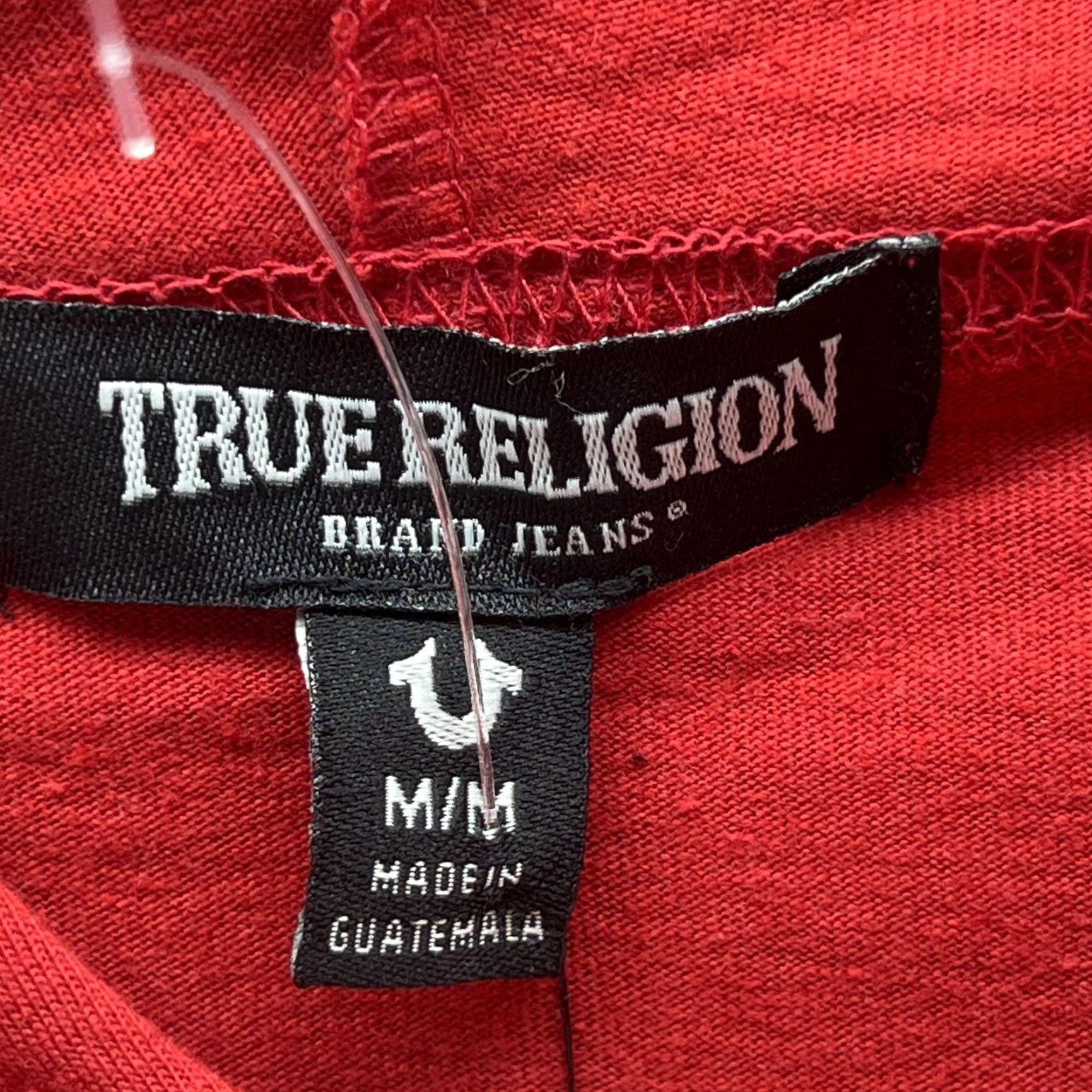 True Religion True Religion Hoodie Mens M Red Sleeveless Graphic Pullover Tank Shirt Size US M / EU 48-50 / 2 - 3 Thumbnail