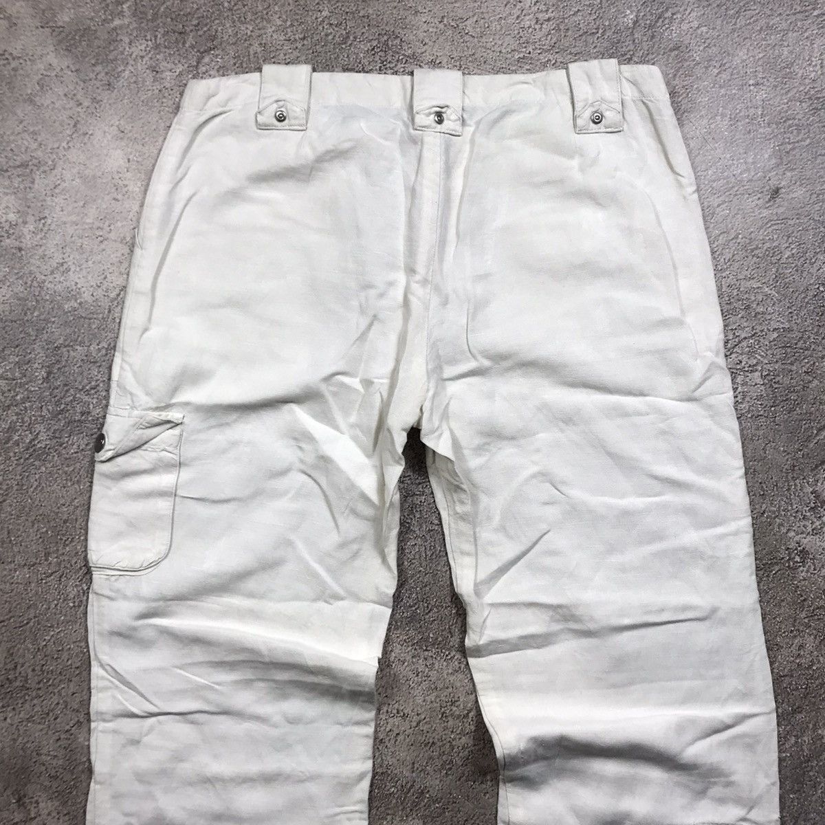 Vintage Vintage Y2K Baggy Cargo Pants Distressed Streetwear Logo 30 Size 30" / US 8 / IT 44 - 6 Thumbnail