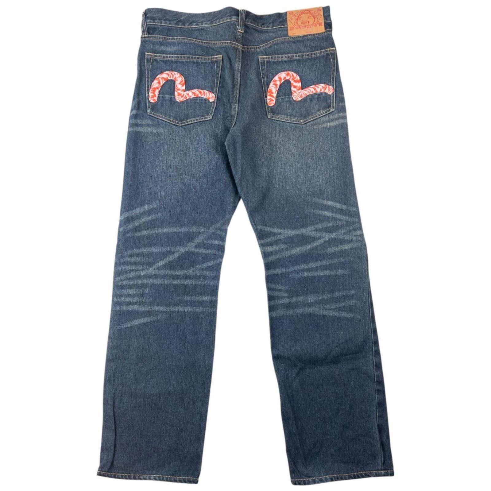 Evisu Vintage 2000s Evisu Double Gull Japanese Denim Jeans SizeW34 Size US 34 / EU 50 - 2 Thumbnail