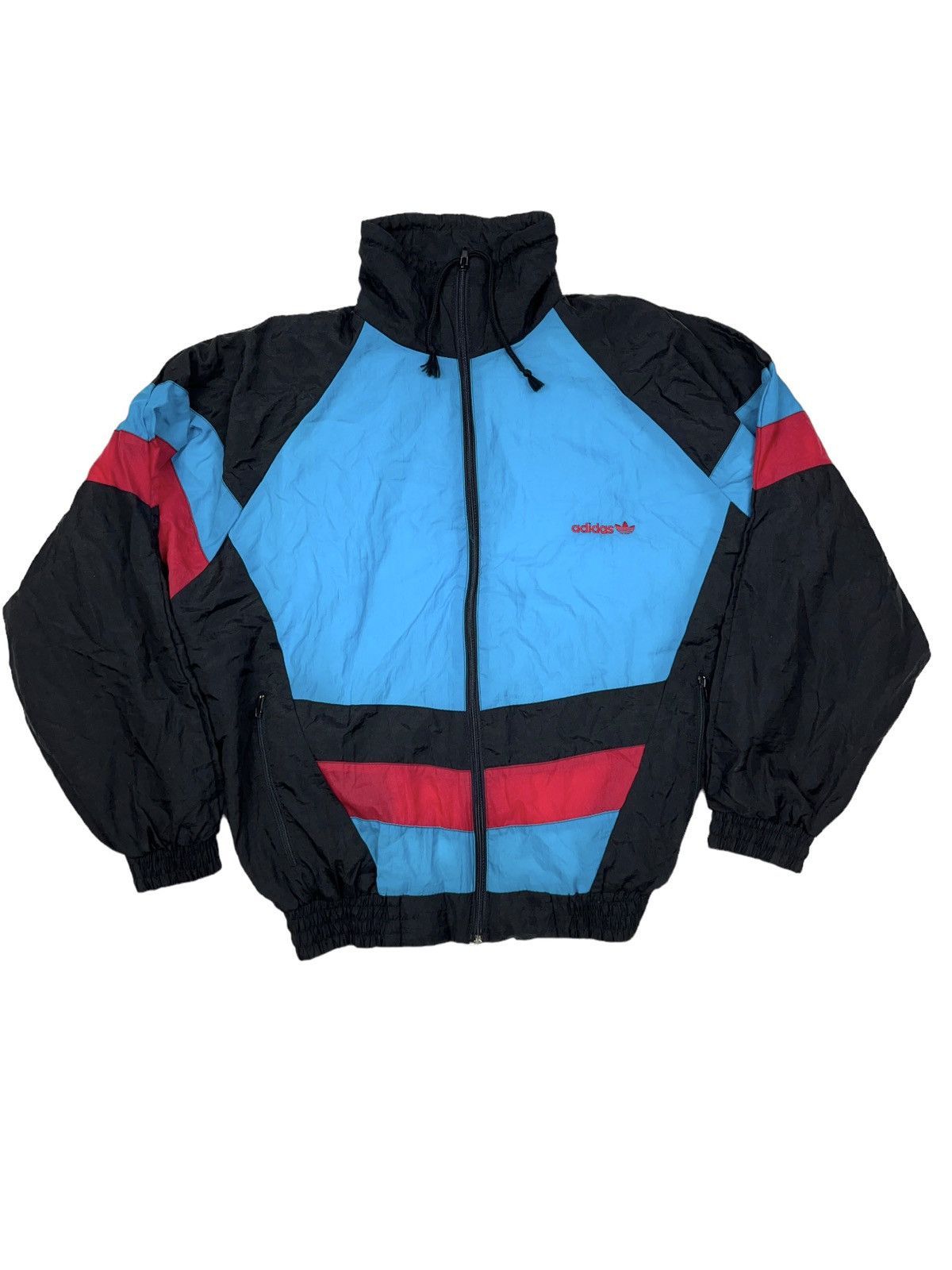 Adidas × Vintage Vintage 80s Adidas Made in West Germany Windbreaker Jacket Size US S / EU 44-46 / 1 - 2 Thumbnail
