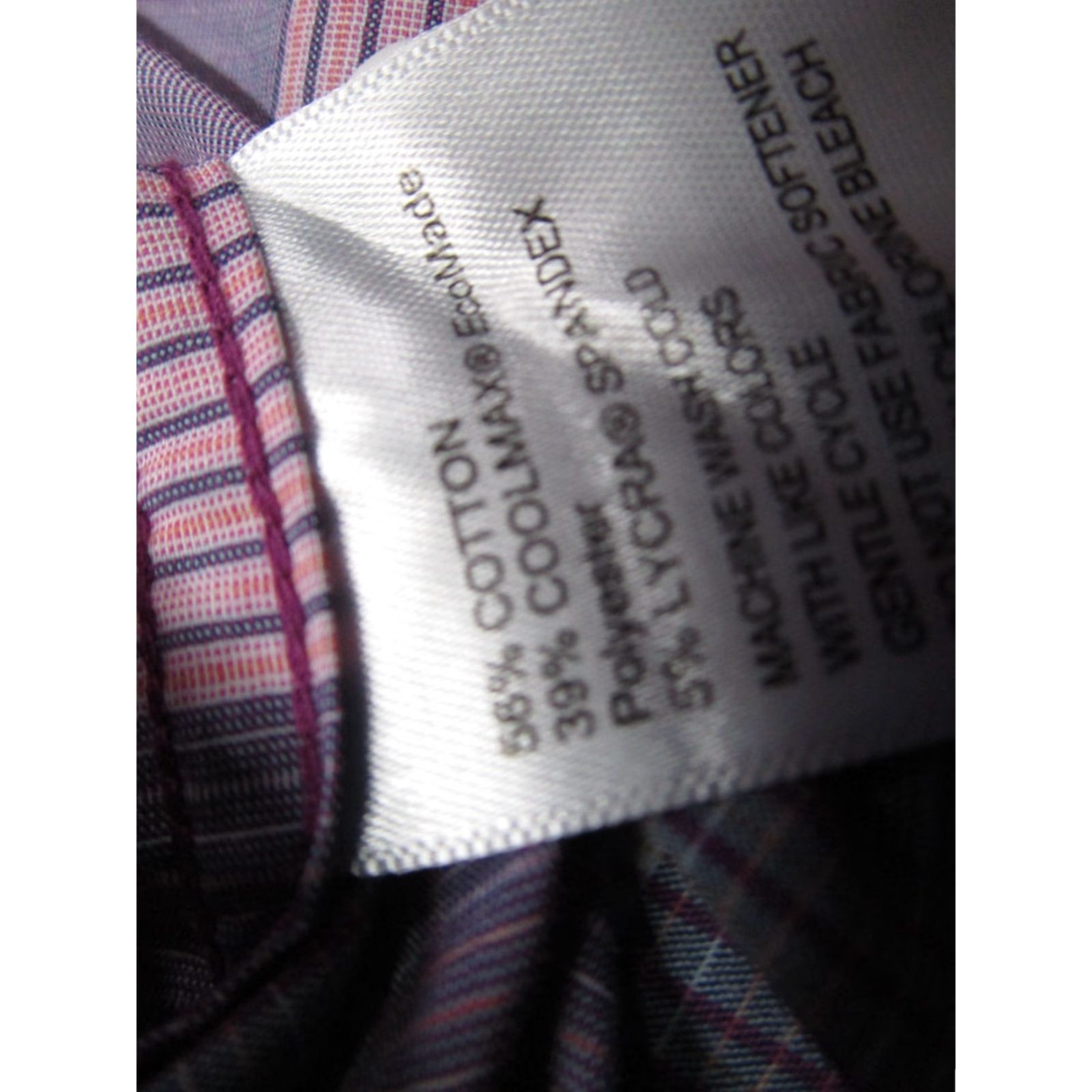 Tommy Bahama Tommy Bahama Shirt Mens Large Pink Sarasota Stretch Button Up Coolmax Flip Cuff Size US L / EU 52-54 / 3 - 7 Thumbnail
