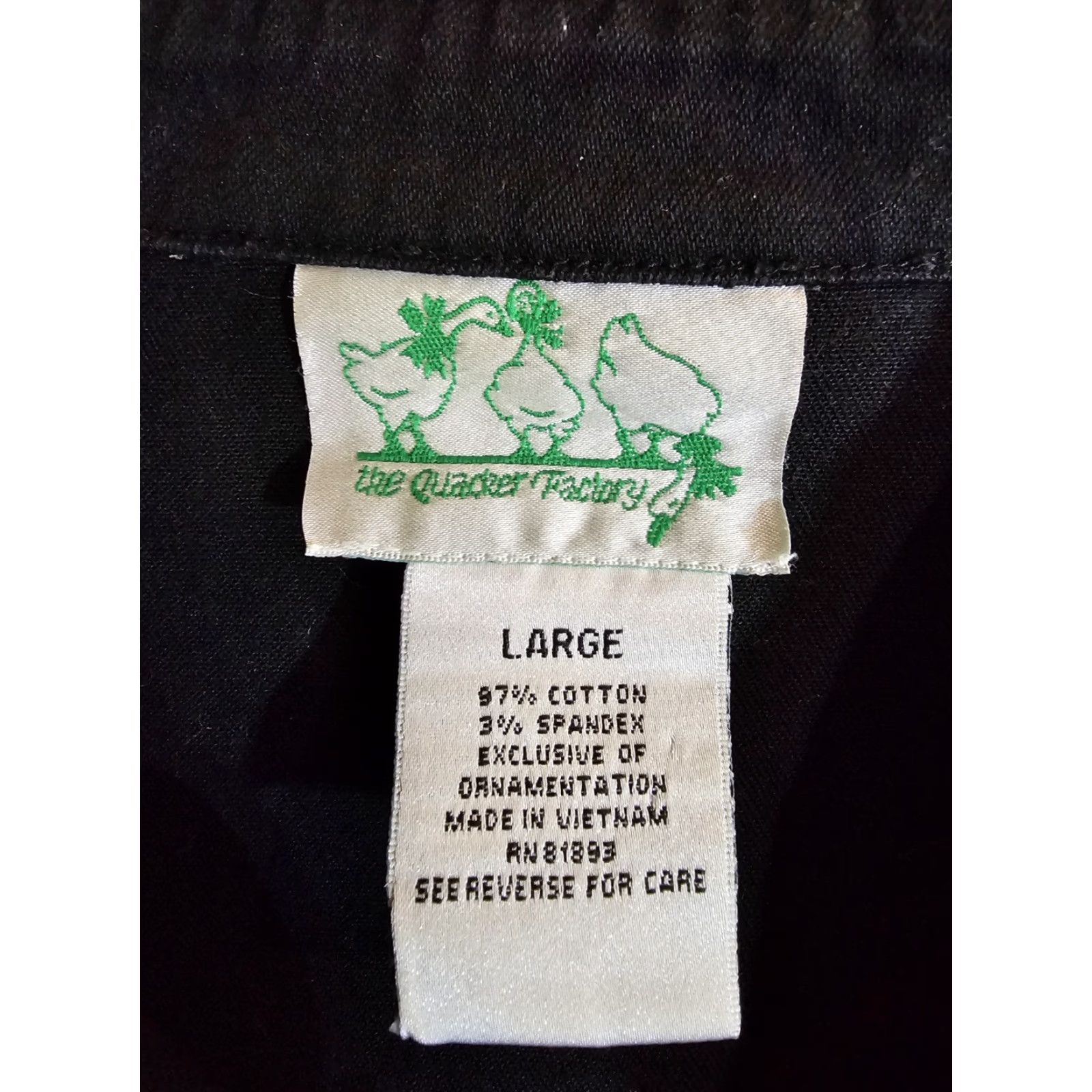 Quacker Factory VINTAGE The Quacker Factory Black Denim Jacket Rhinestone Butterflies Women's Size Large Jacket Size L / US 10 / IT 46 - 5 Thumbnail