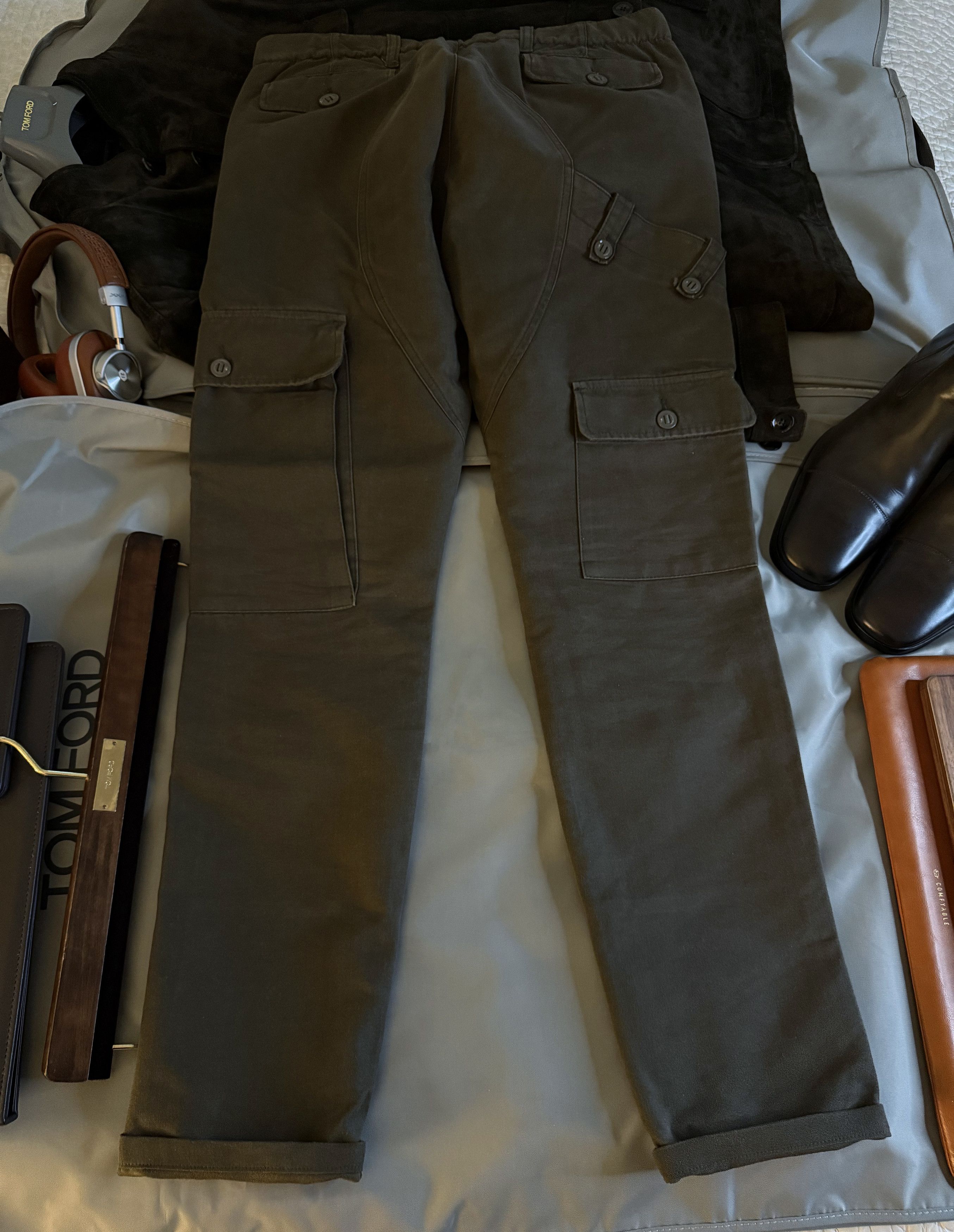Alexander McQueen Ultimate Rare $2,500 w/tax MCQUEEN Handmade Cargo Pants Size US 32 / EU 48 - 6 Thumbnail