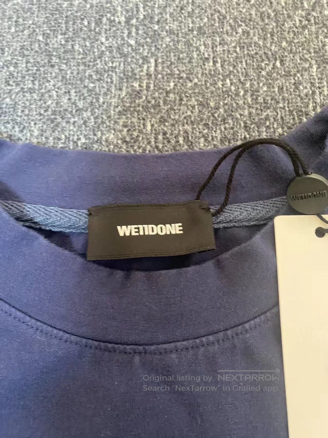 WE11DONE we11done Printed Frayed Crewneck Vest. Size US M / EU 48-50 / 2 - 5 Thumbnail