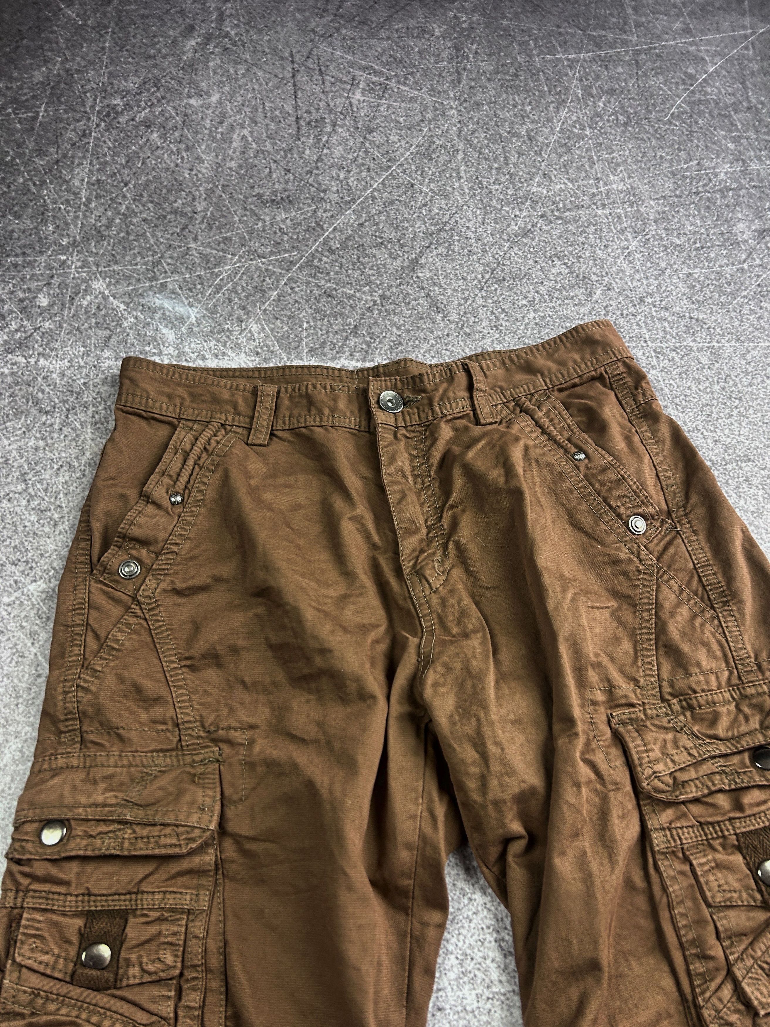 Vintage VINTAGE 💥HYSTERIC GLAMOUR STYLE CARGO JEANS 90S Size US 32 / EU 48 - 6 Thumbnail