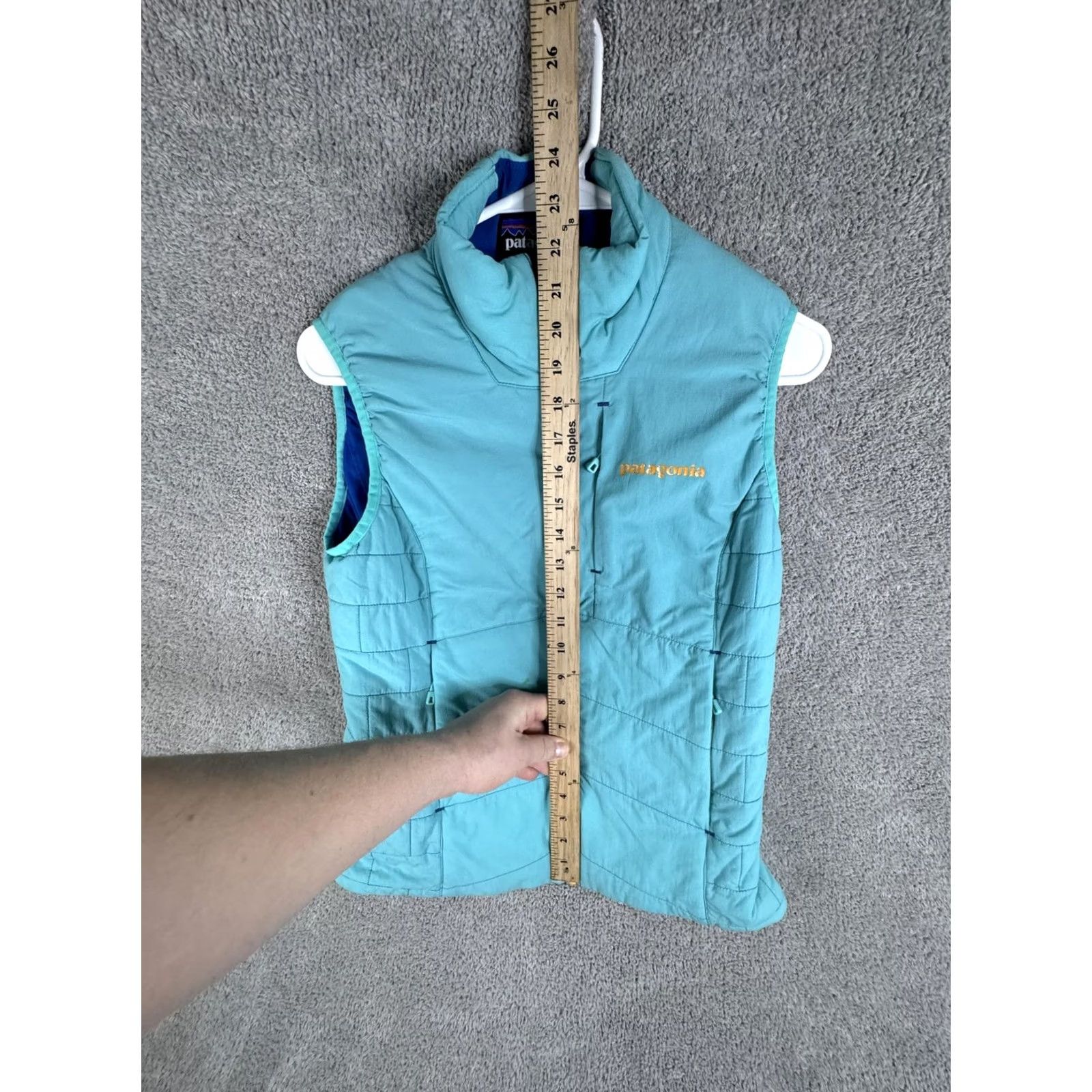 Patagonia Patagonia Vest Womens XS Teal Blue Insulated Quilted Full Zip Puffer Hiking Size XS / US 0-2 / IT 36-38 - 6 Thumbnail