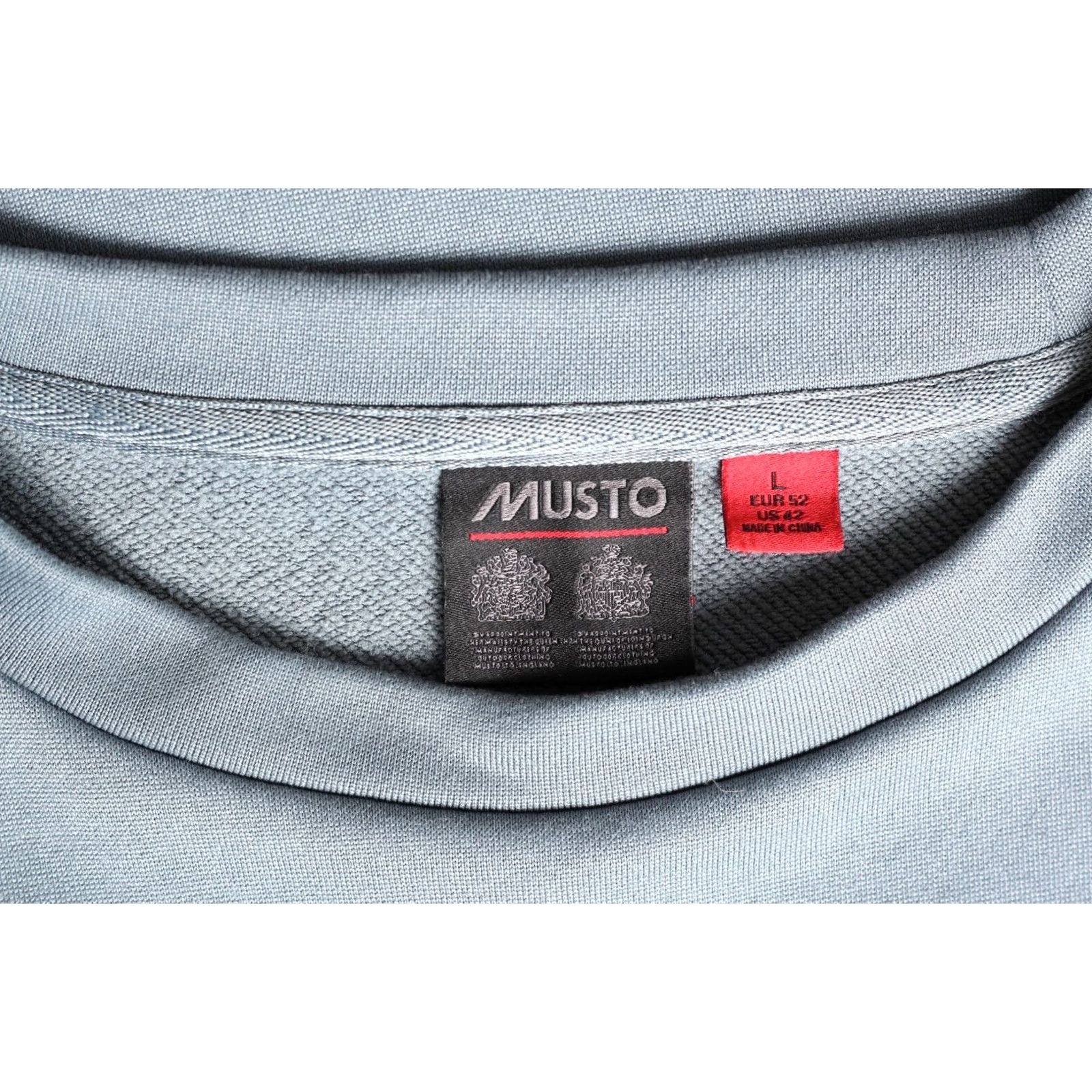 Musto MUSTO EVOLUTION 11th Hour Racing Crew Pullover Sweatshirt Men L Grey / 52 / 52 Size US L / EU 52-54 / 3 - 5 Thumbnail