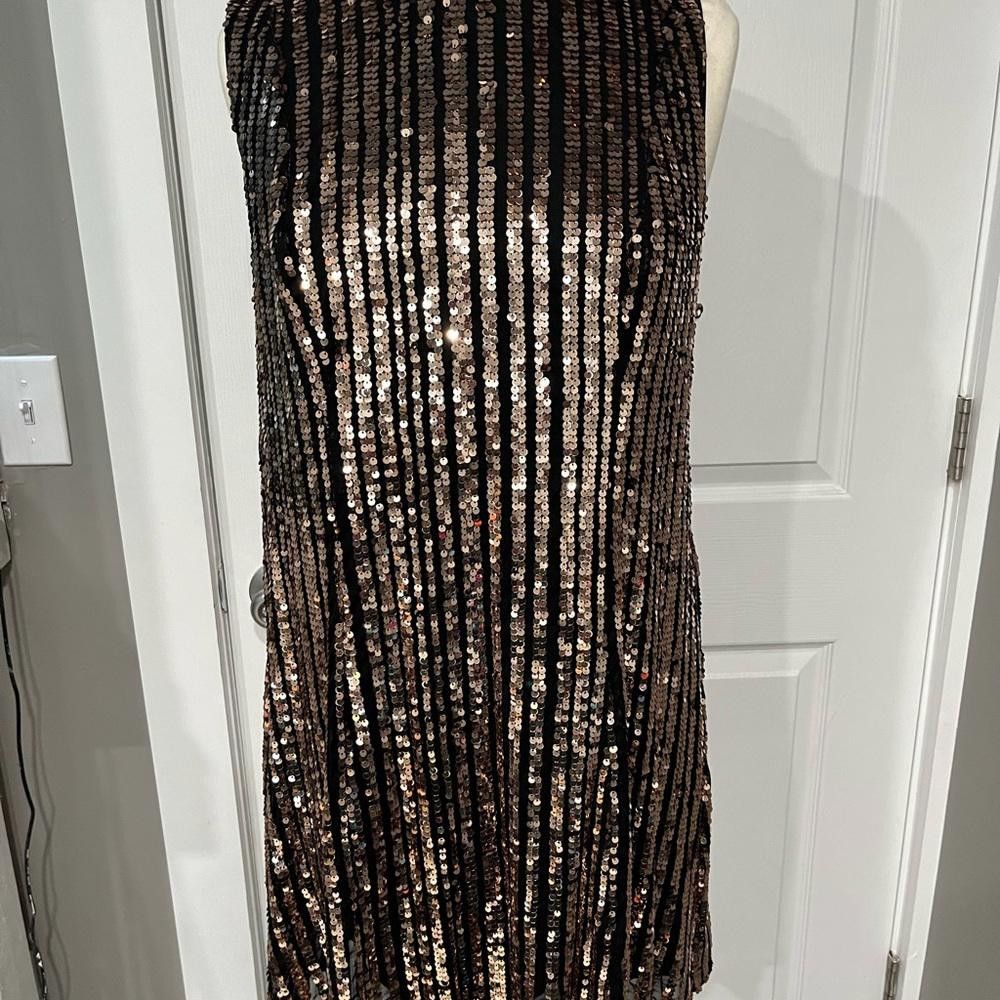Torrid Torrid NWTS Mini Sequin Trapeze Dress Size XXS / US 00 / IT 34 - 4 Thumbnail