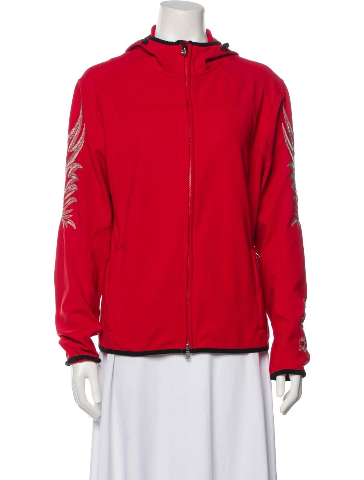 Bogner Bogner Affliction Red Hooded Jacket Size: S Size S / US 4 / IT 40 - 1 Thumbnail