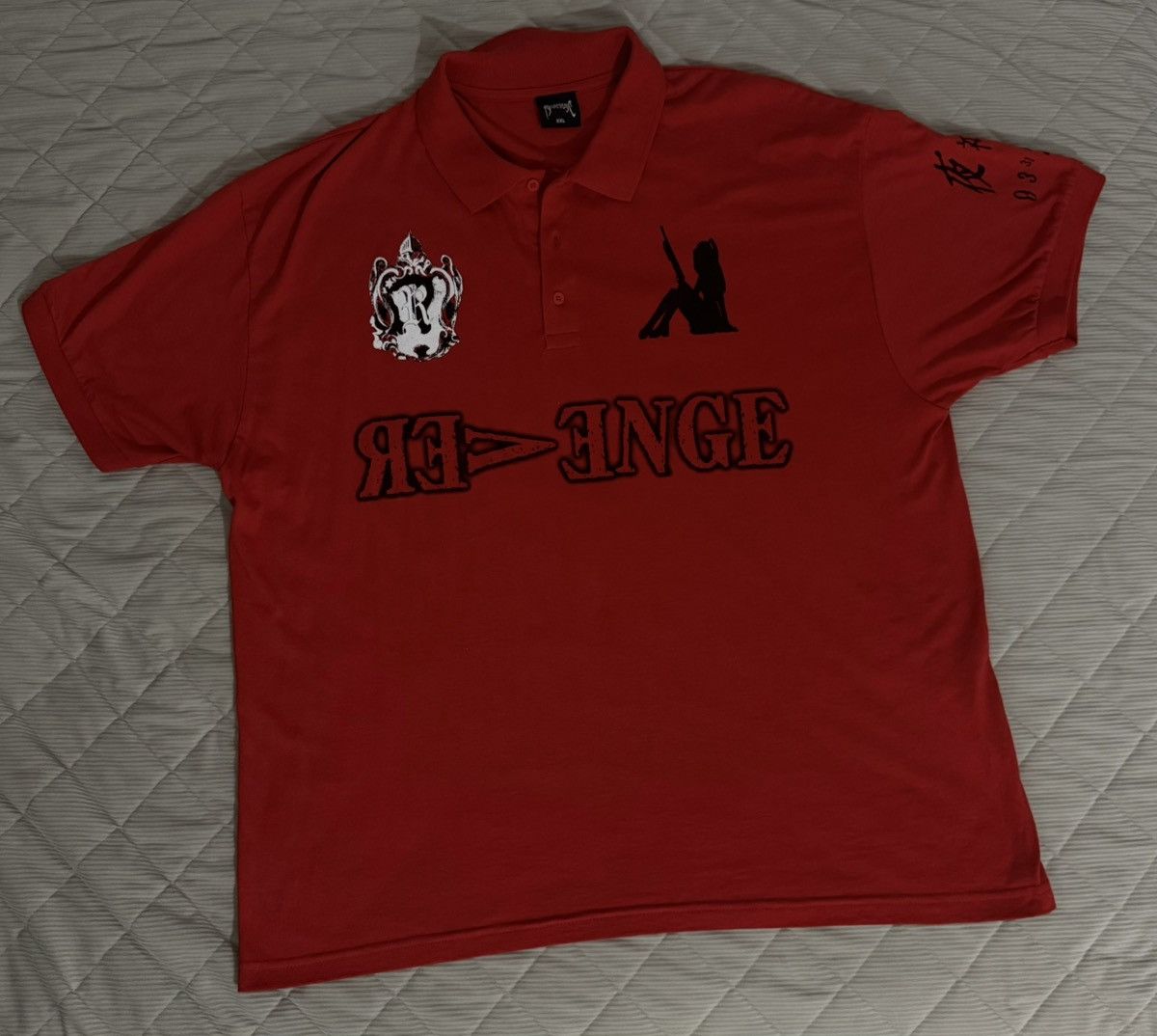 Revenge (2XL) REVENGE D1E POLO RED/BLACK Size US XXL / EU 58 / 5 - 1 Thumbnail