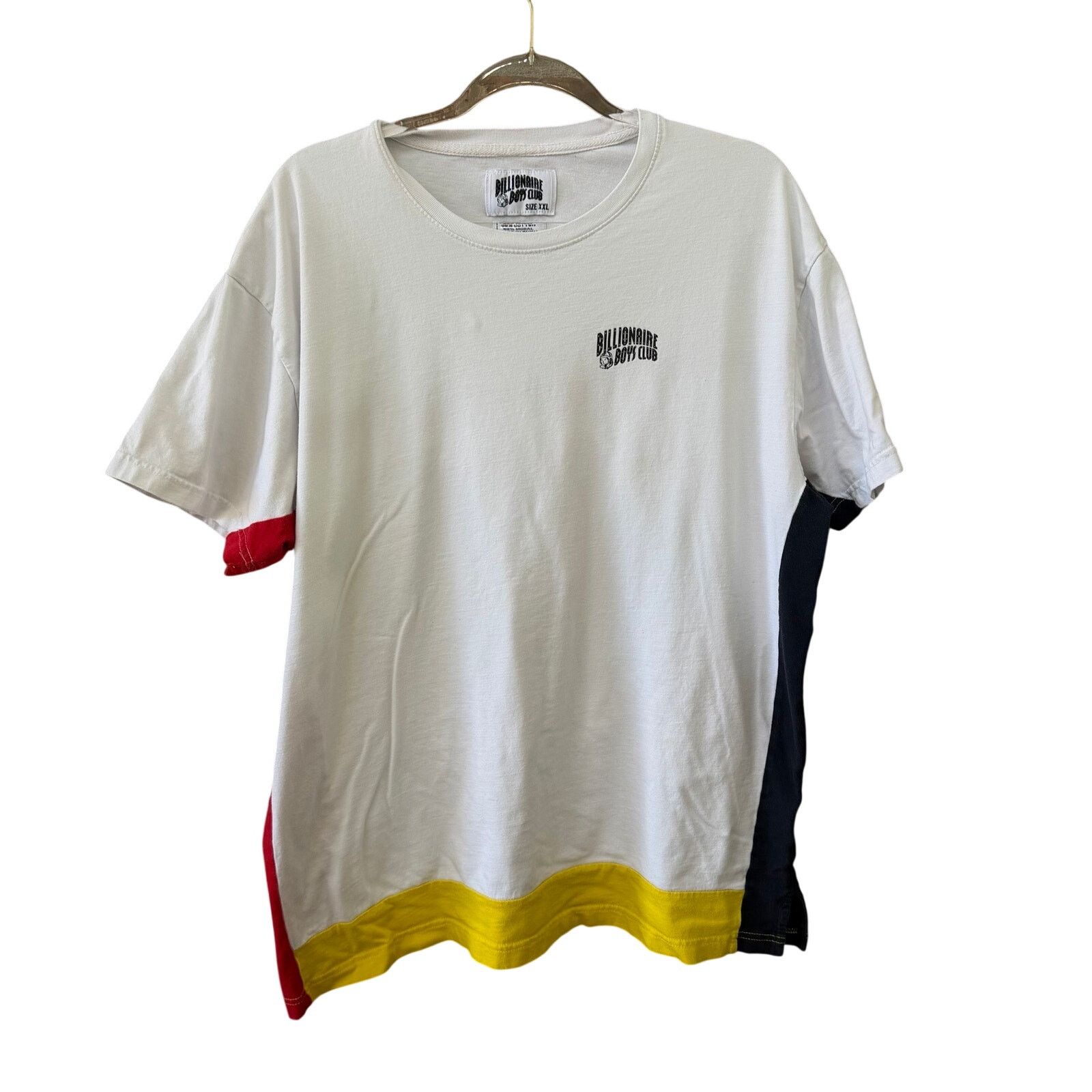 Billionaire Boys Club Billionaire Boys Club XXL Mens White Colorblock Tee Street Size US XXL / EU 58 / 5 - 1 Thumbnail
