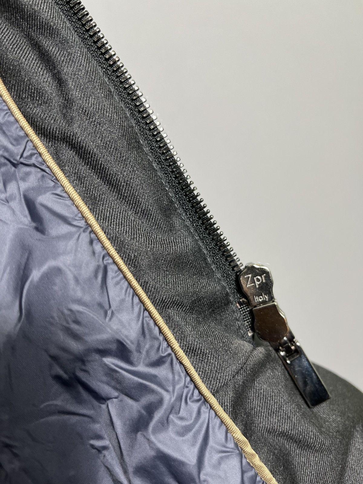 Gimo's gimos lanificio comero mens jacket wool grey coat full zip Size US L / EU 52-54 / 3 - 13 Thumbnail