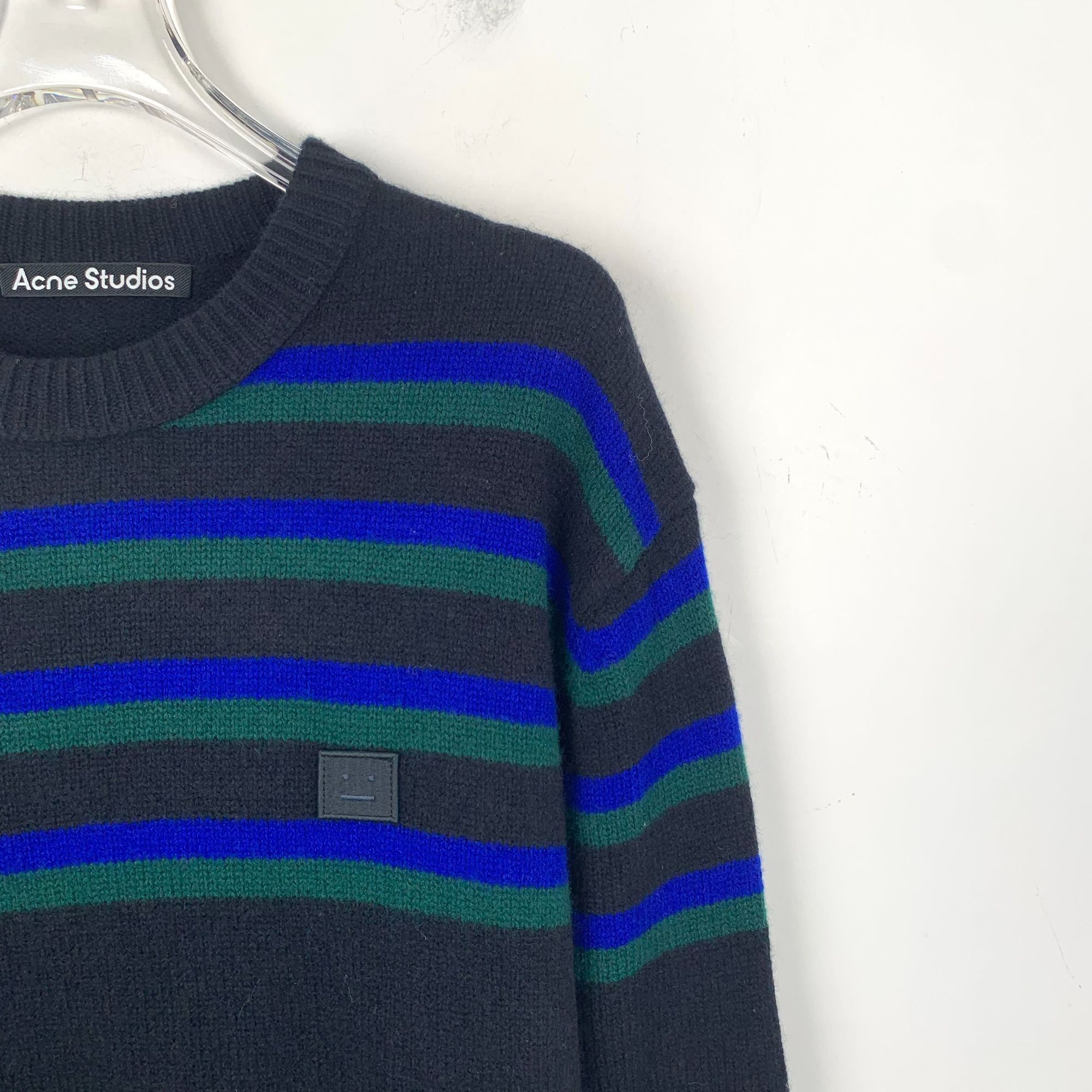 Acne Studios Acne Studios Multicolored Striped Wool Round-Neck Long-Sleev Size US XS / EU 42 / 0 - 5 Thumbnail