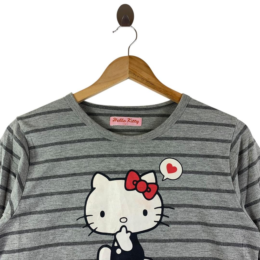 Other HELLO KITTY big printed stripe long sleeve tee Size US M / EU 48-50 / 2 - 2 Thumbnail