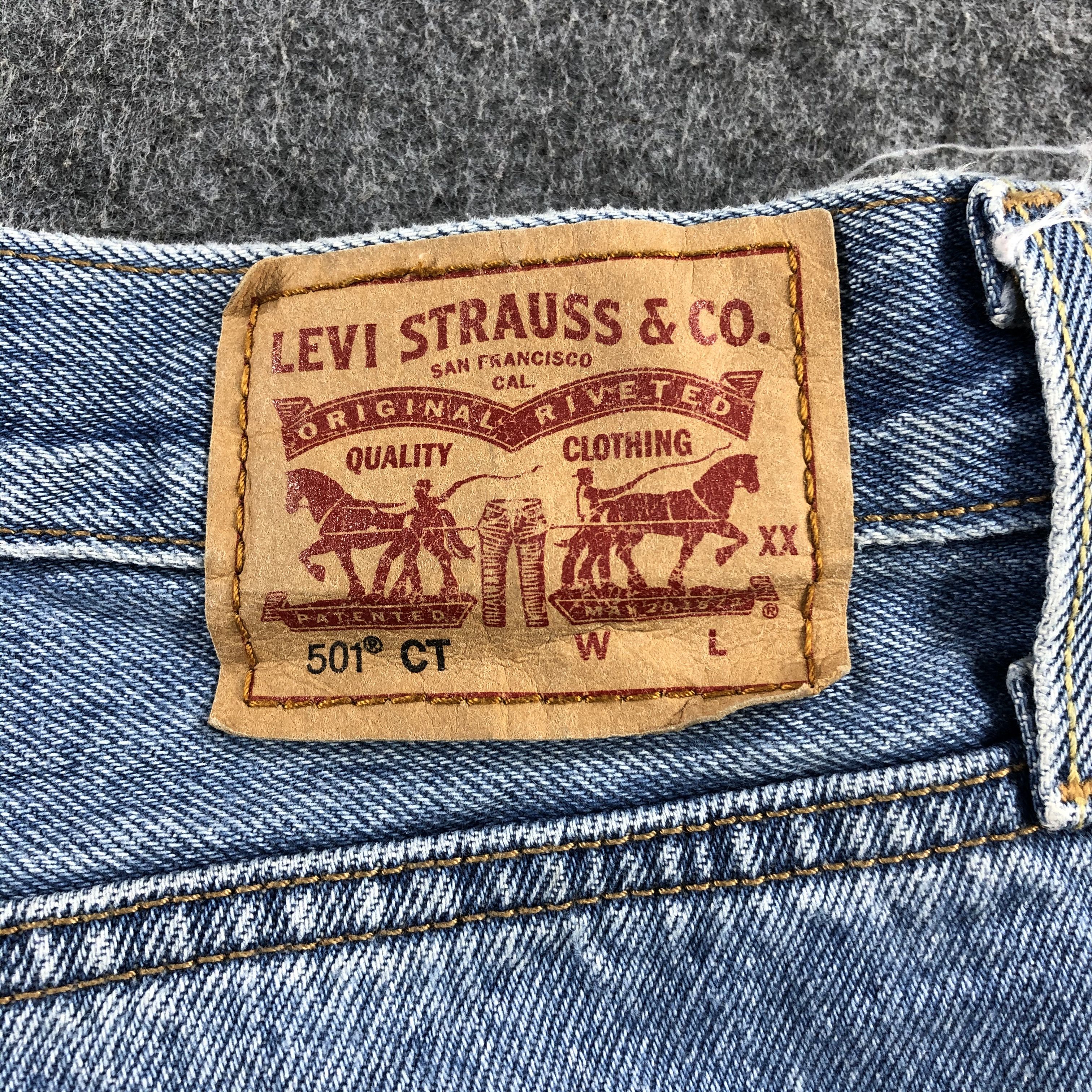 Levi's Vintage Blue Wash Levis 501 Jeans-J2064 Size US 34 / EU 50 - 5 Thumbnail